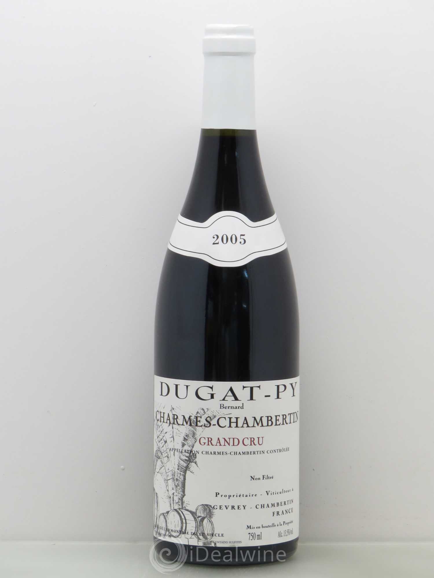 Charmes-Chambertin Grand Cru Dugat-Py 2005 - Lot de 1 bouteille - 0