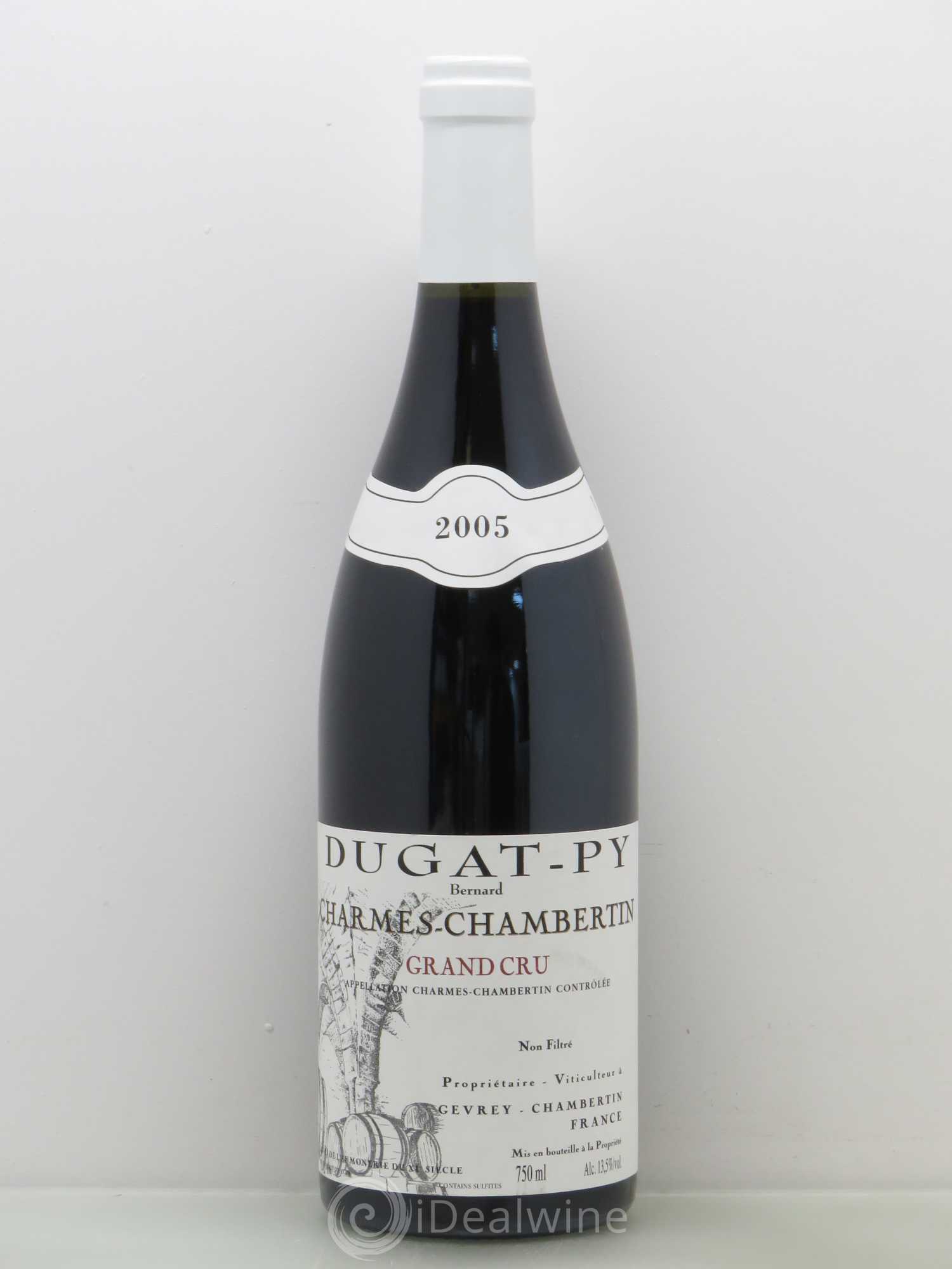 Charmes-Chambertin Grand Cru Dugat-Py 2005 - Lot de 1 bouteille - 0