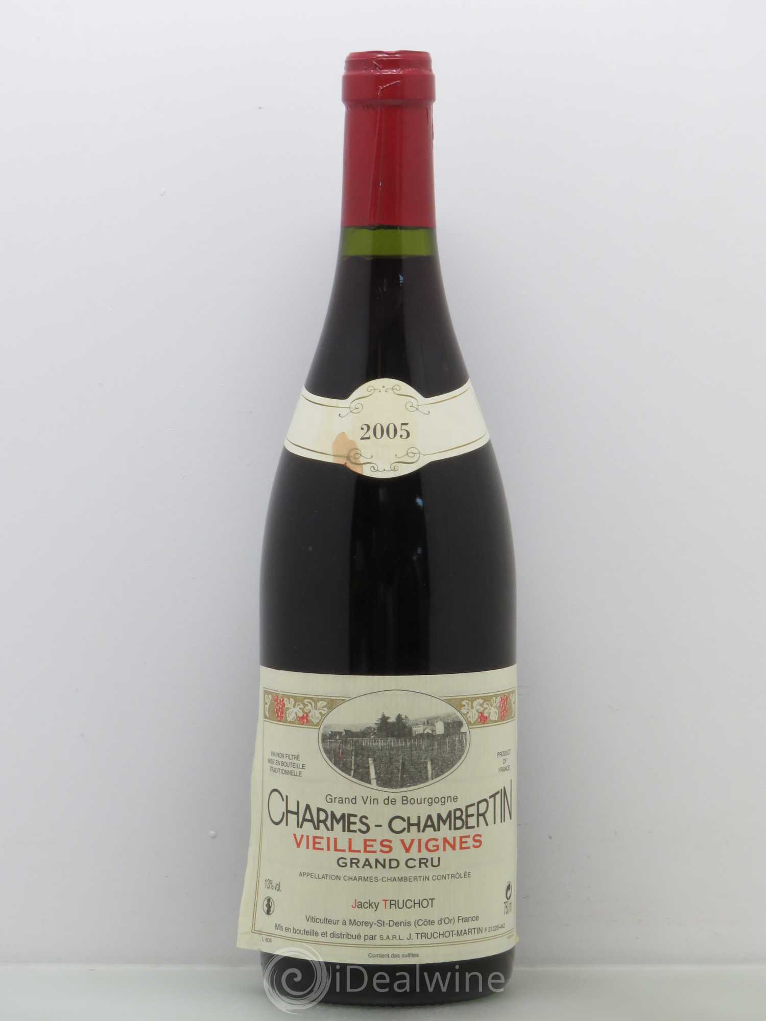 Charmes-Chambertin Grand Cru Jacky Truchot Vieilles Vignes 2005 - Posten von 1 Flasche - 0