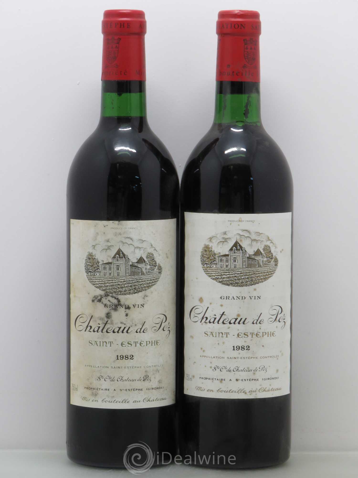 Château de Pez 1982 - Lot de 2 bouteilles - 0
