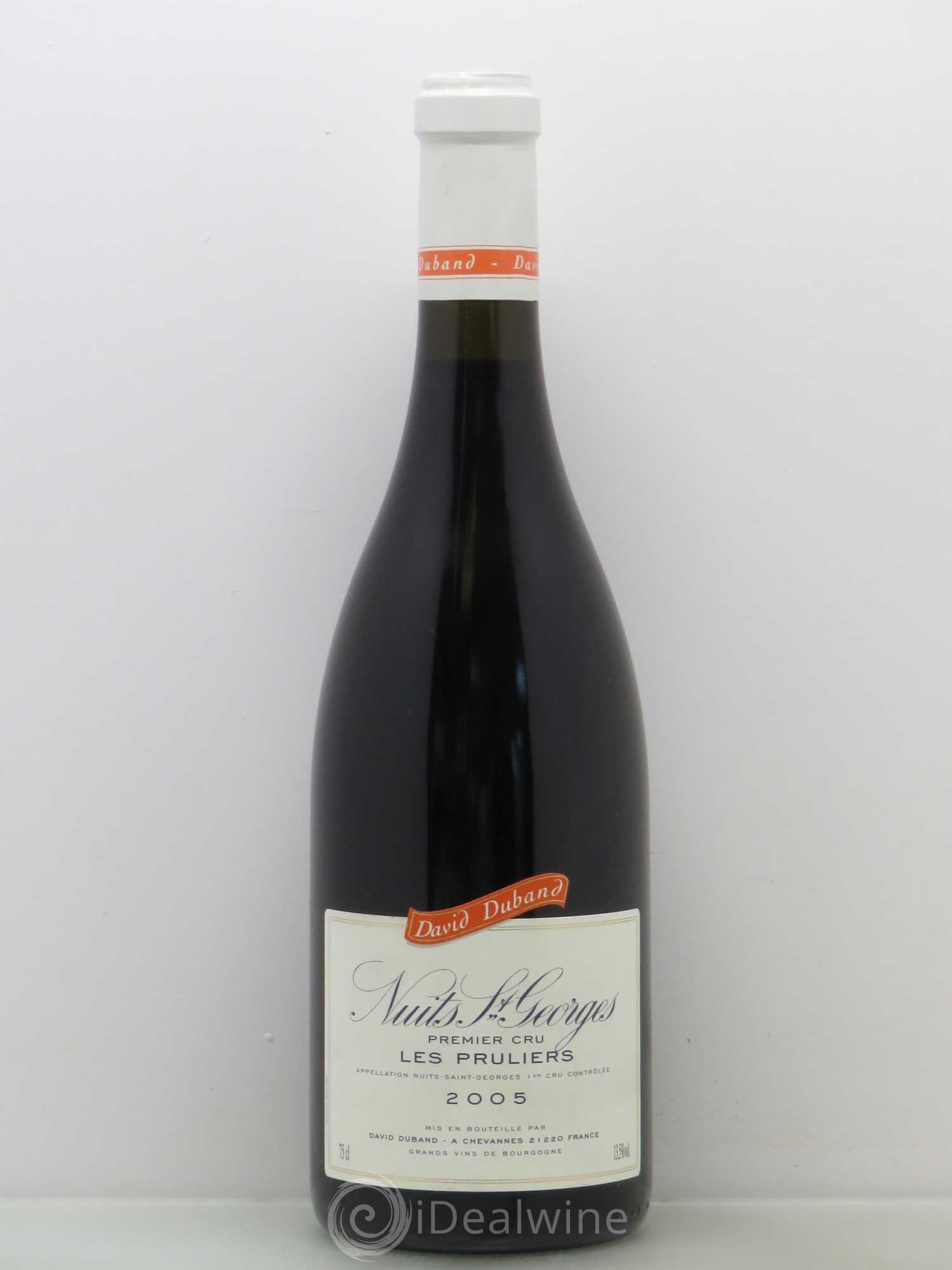 Nuits-Saint-Georges 1er Cru Les Pruliers David Duband 2005 - Posten von 1 Flasche - 0