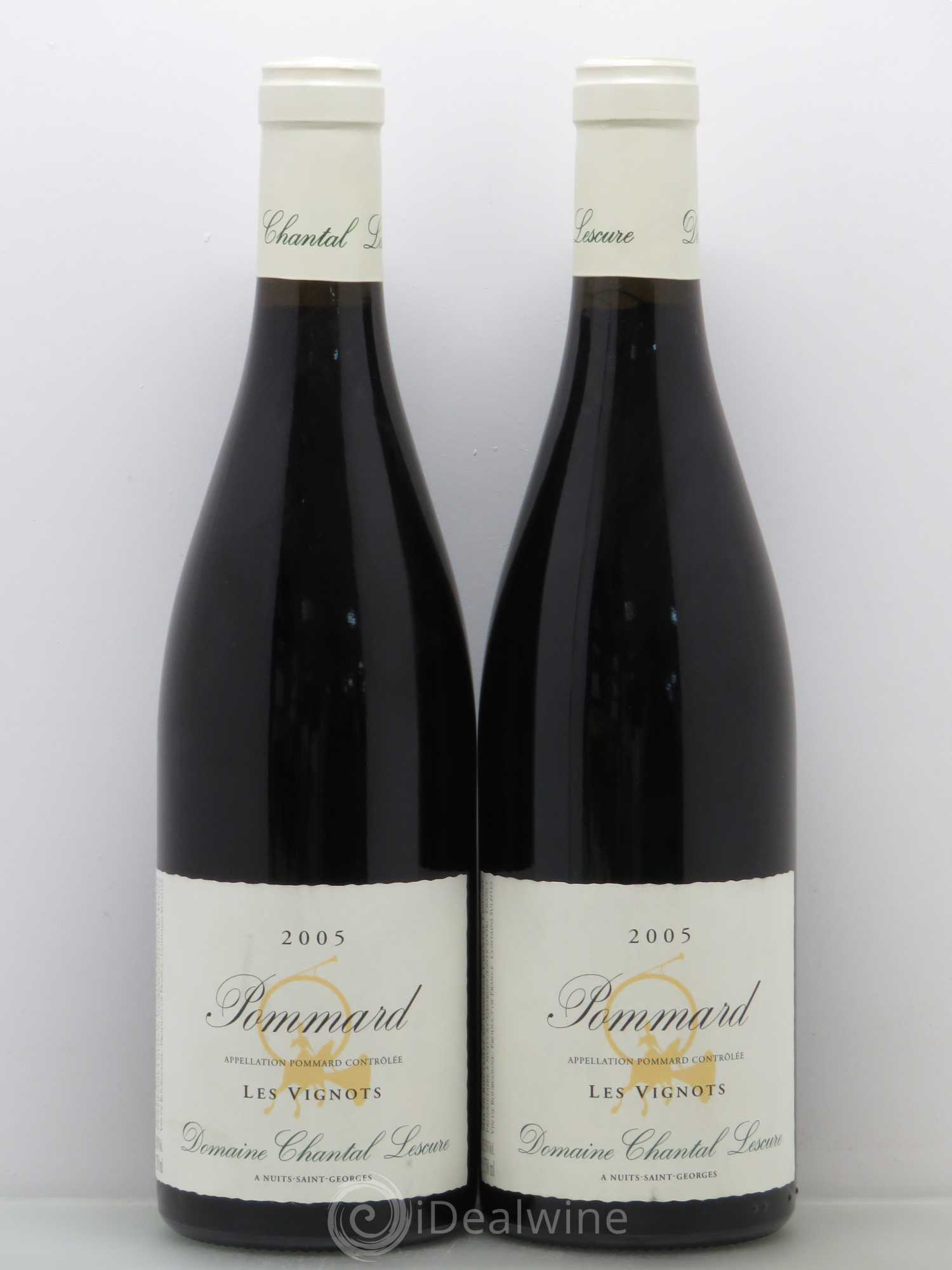 Pommard Les Vignots Chantal Lescure 2005 - Lot de 2 bouteilles - 0