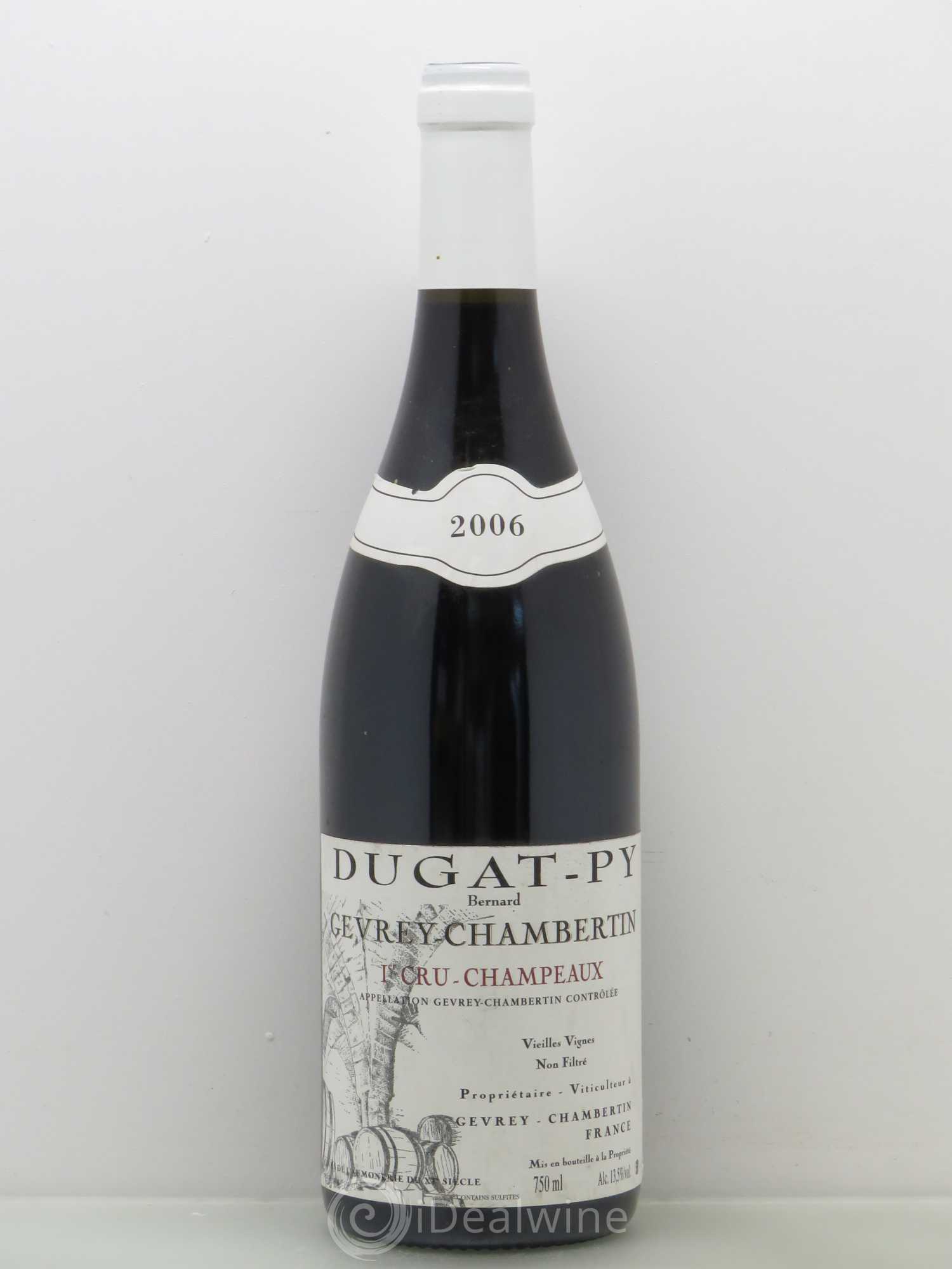 Gevrey-Chambertin 1er Cru Champeaux Dugat-Py 2006 - Lot de 1 bouteille - 0