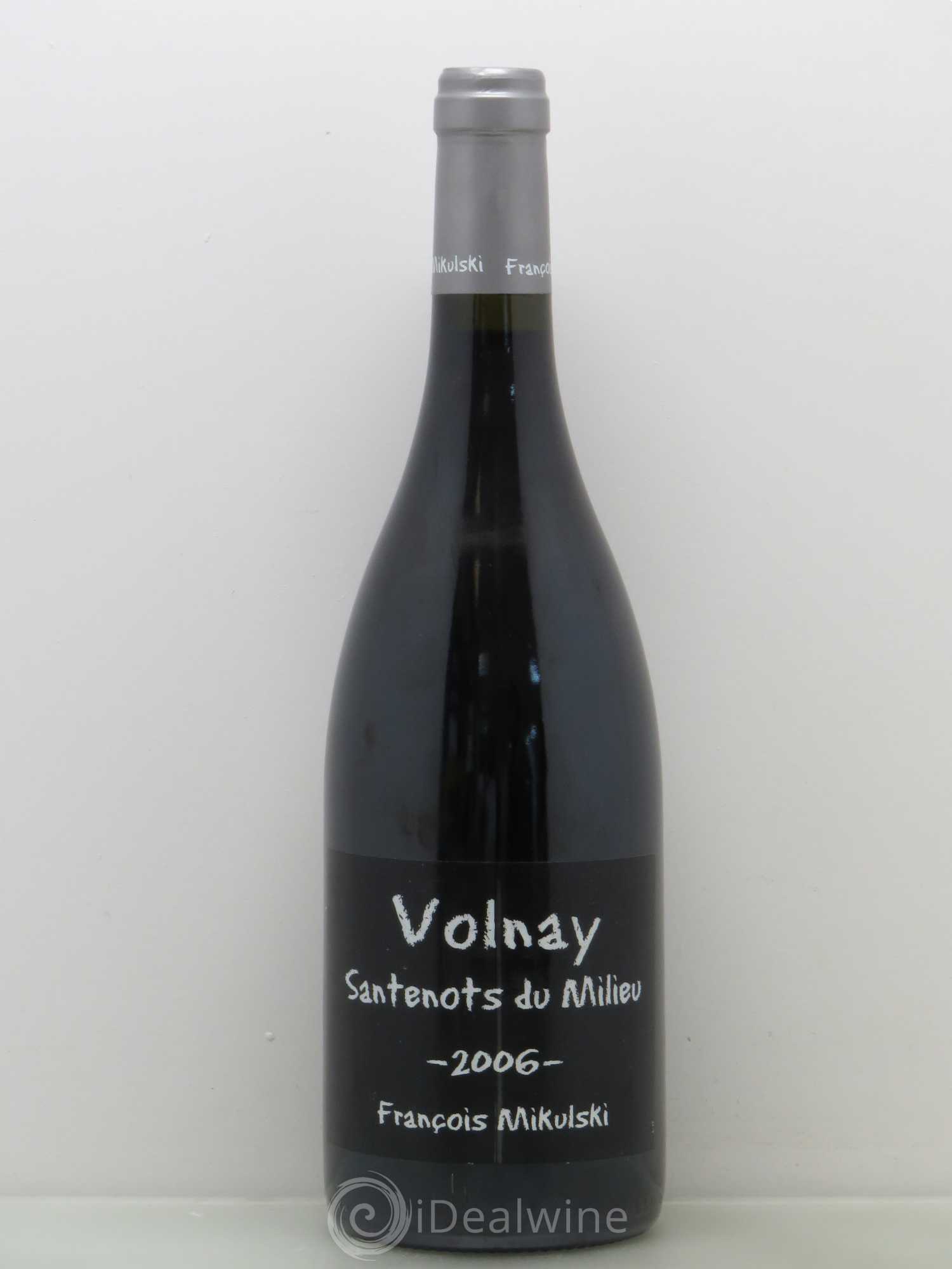 Volnay 1er Cru Santenots du Milieu François Mikulski 2006 - Lot de 1 bouteille - 0