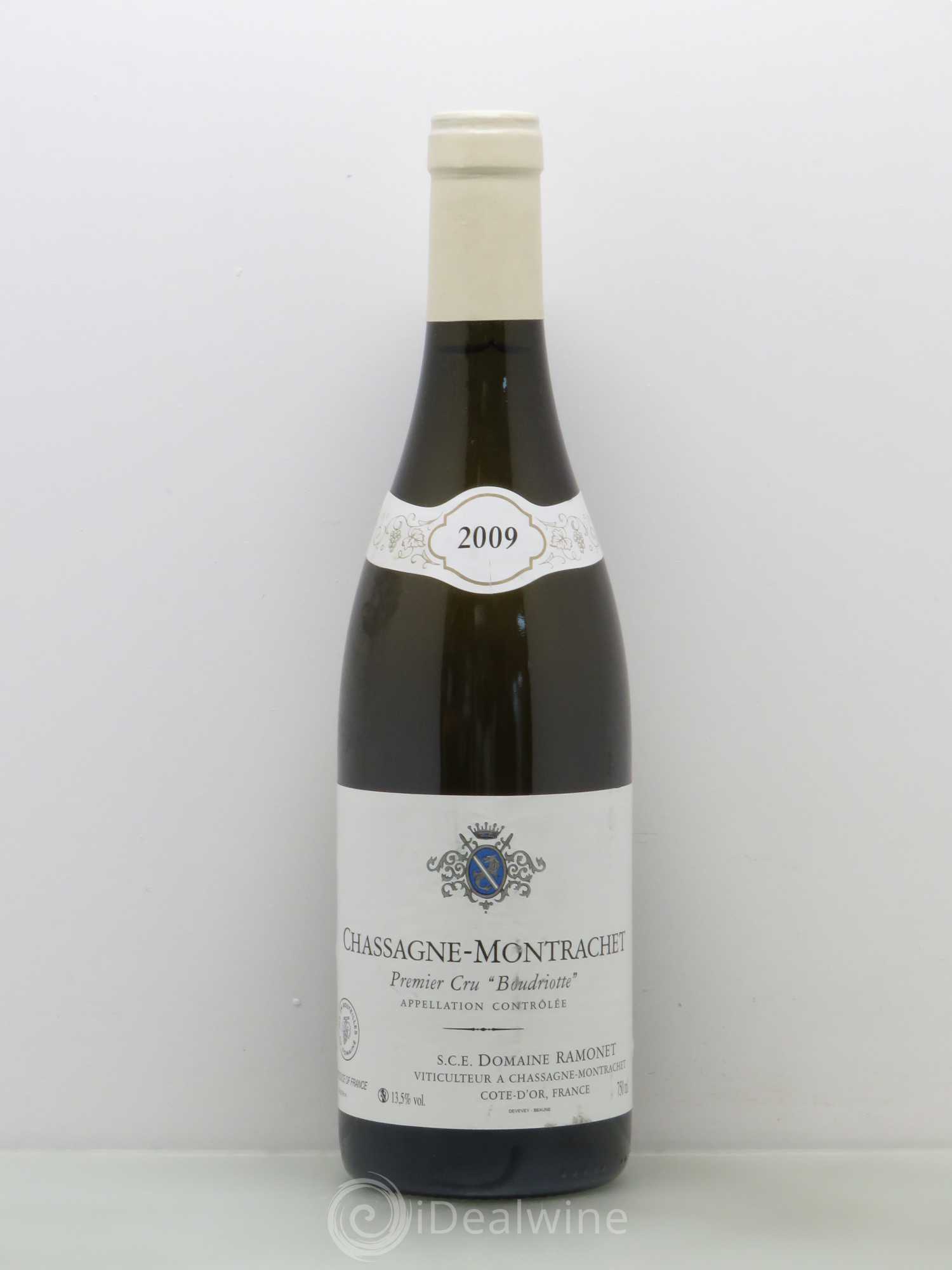 Chassagne-Montrachet 1er Cru Boudriotte Ramonet (Domaine) 2009 - Lot de 1 bouteille - 0