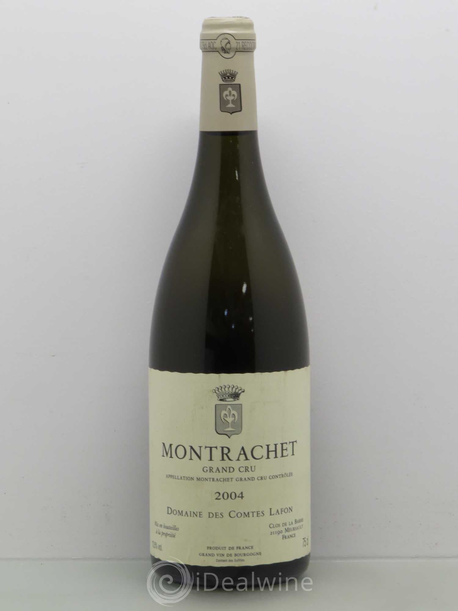 Montrachet Grand Cru Comtes Lafon (Domaine des) 2004 - Lot de 1 bouteille - 0