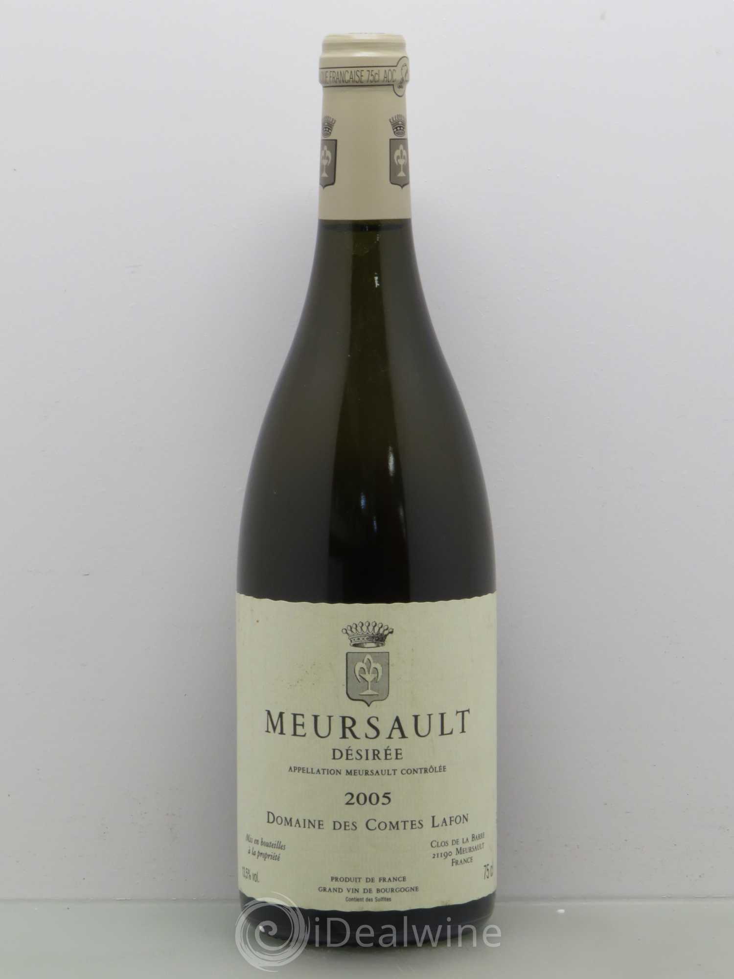 Meursault Désirée Comtes Lafon (Domaine des) 2005 - Posten von 1 Flasche - 0