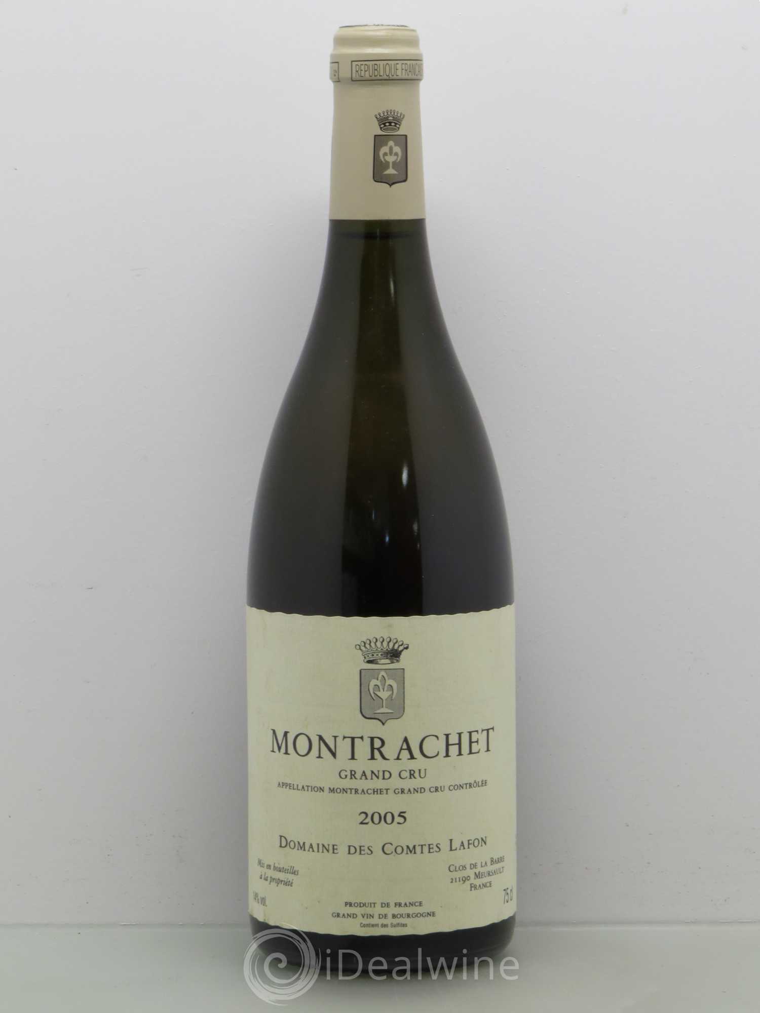 Montrachet Grand Cru Comtes Lafon (Domaine des) 2005 - Lot de 1 bouteille - 0