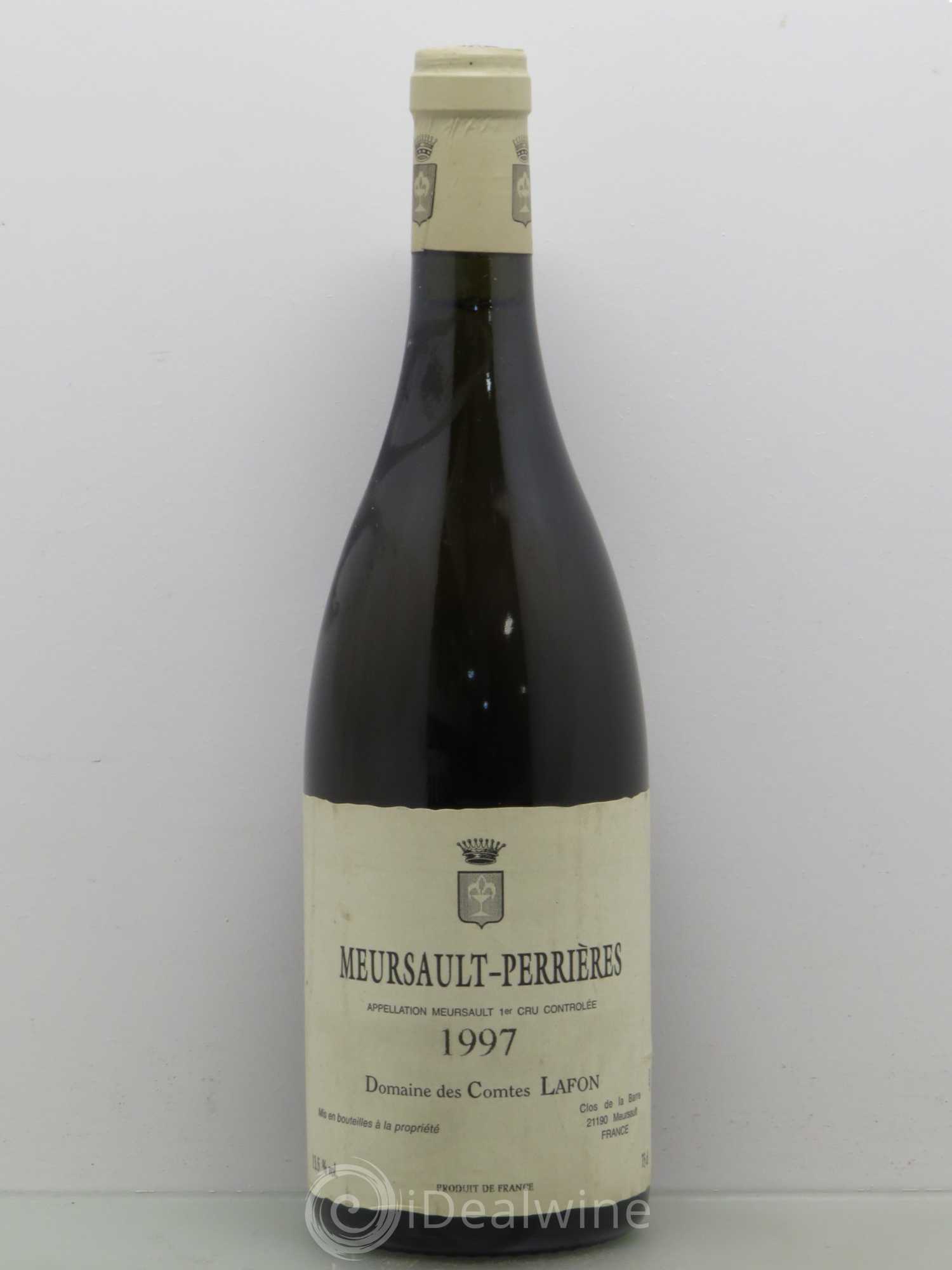 Meursault 1er Cru Perrières Comtes Lafon (Domaine des) 1997 - Lot de 1 bouteille - 0
