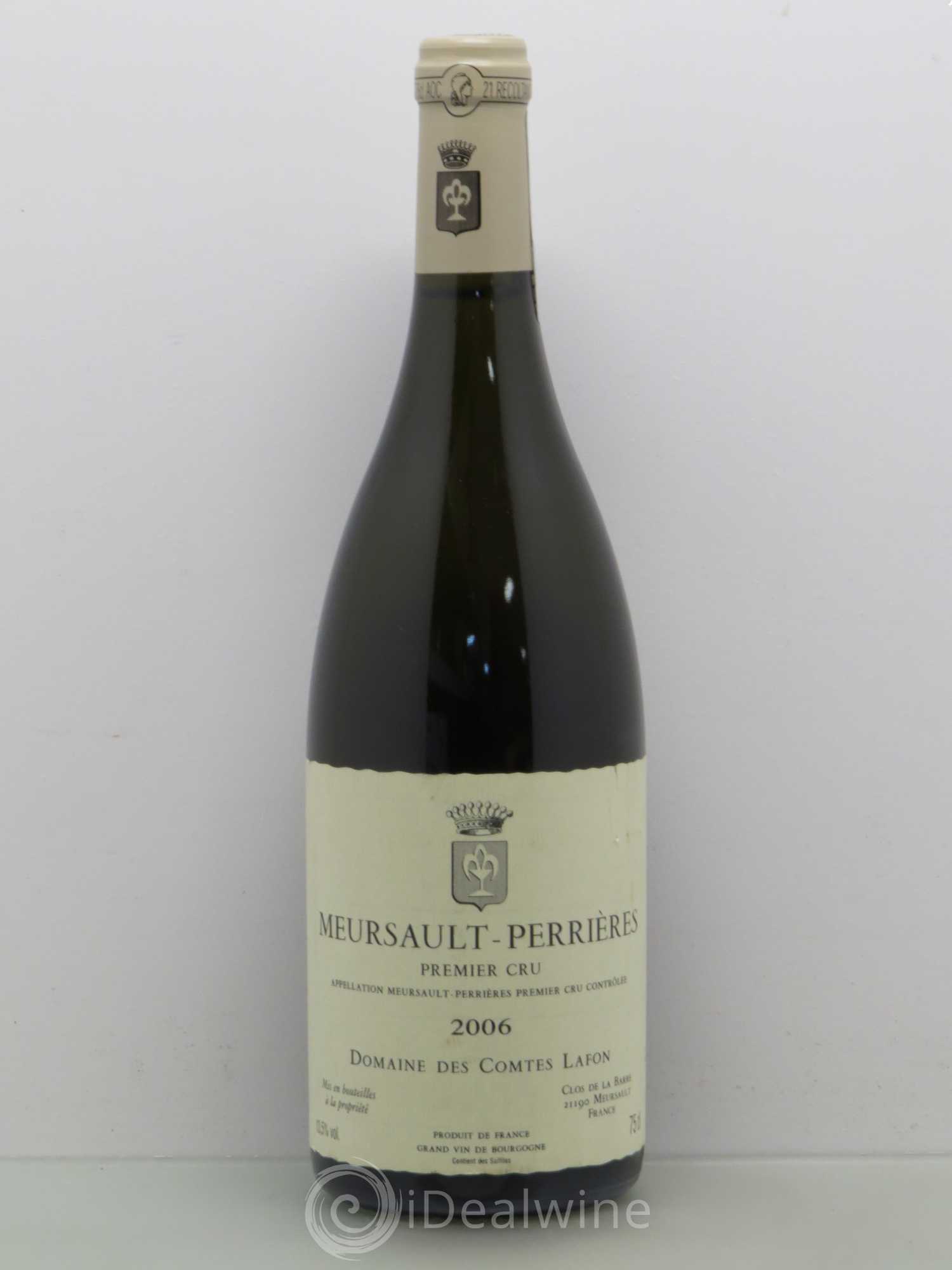 Meursault 1er Cru Perrières Comtes Lafon (Domaine des) 2006 - Lot de 1 bouteille - 0
