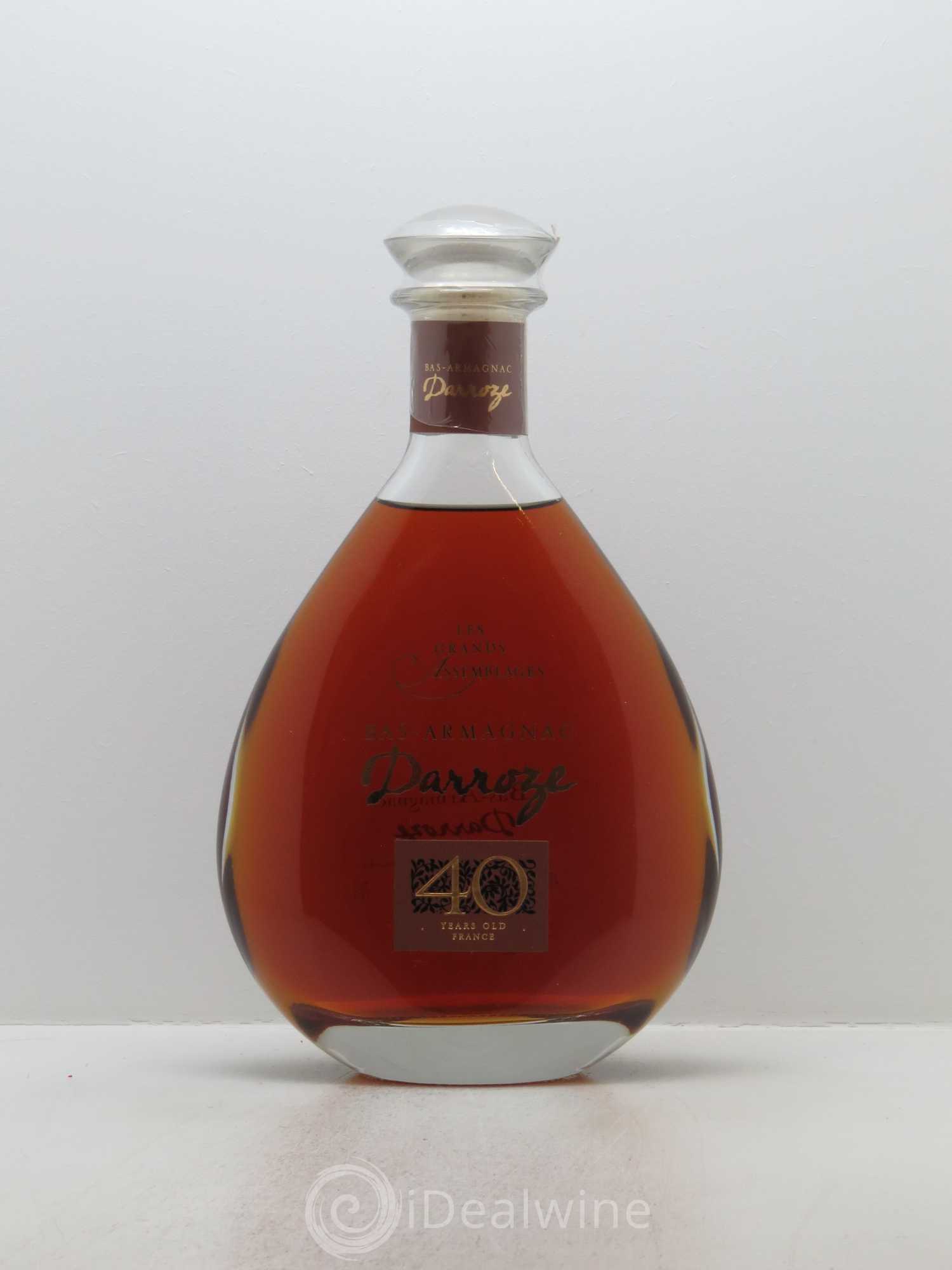 Bas-Armagnac Les Grands Assemblages 40 ans d'âge Darroze - Lot de 1 bouteille - 0