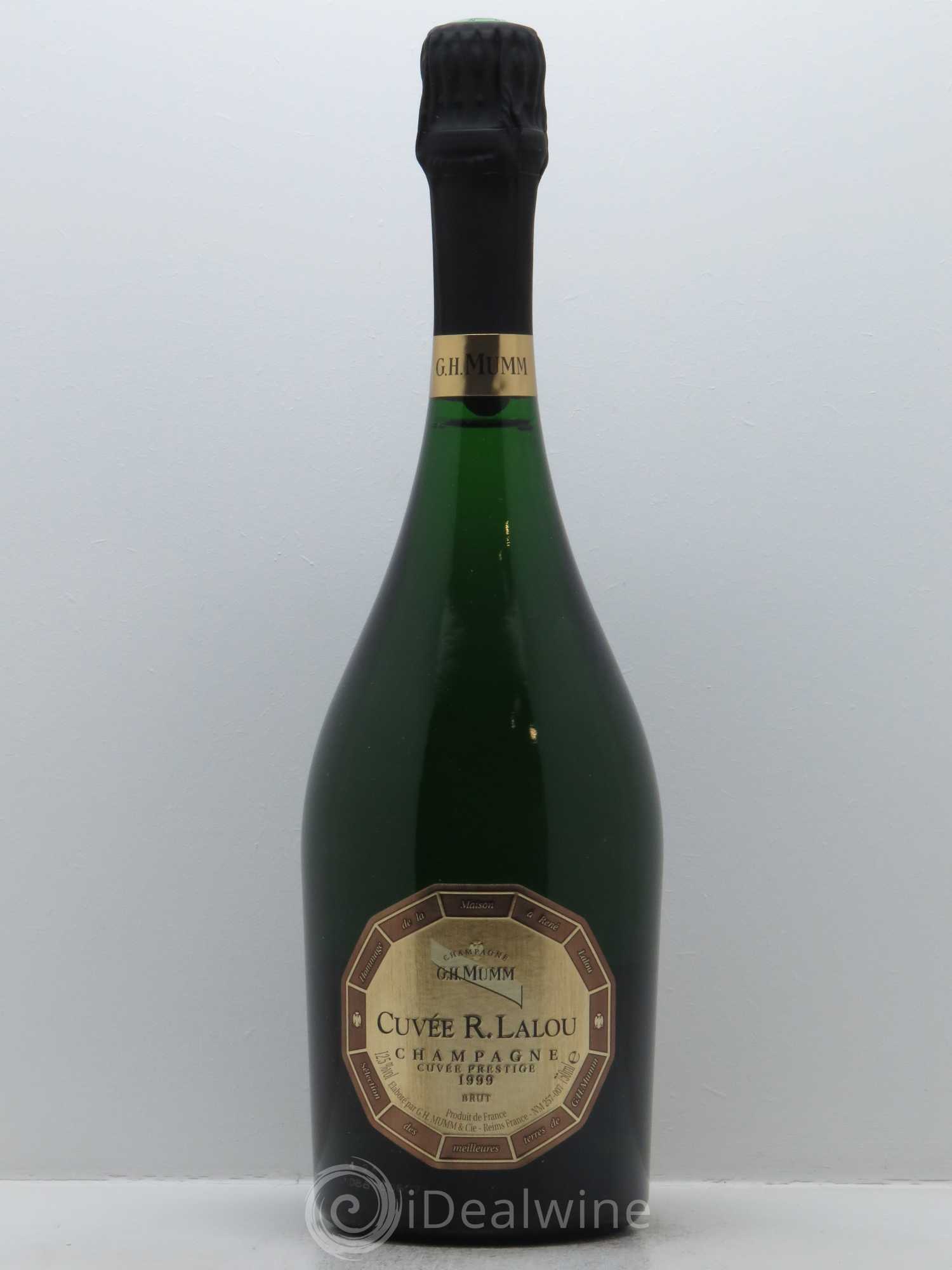 René Lalou Mumm 1999 - Posten von 1 Flasche - 0