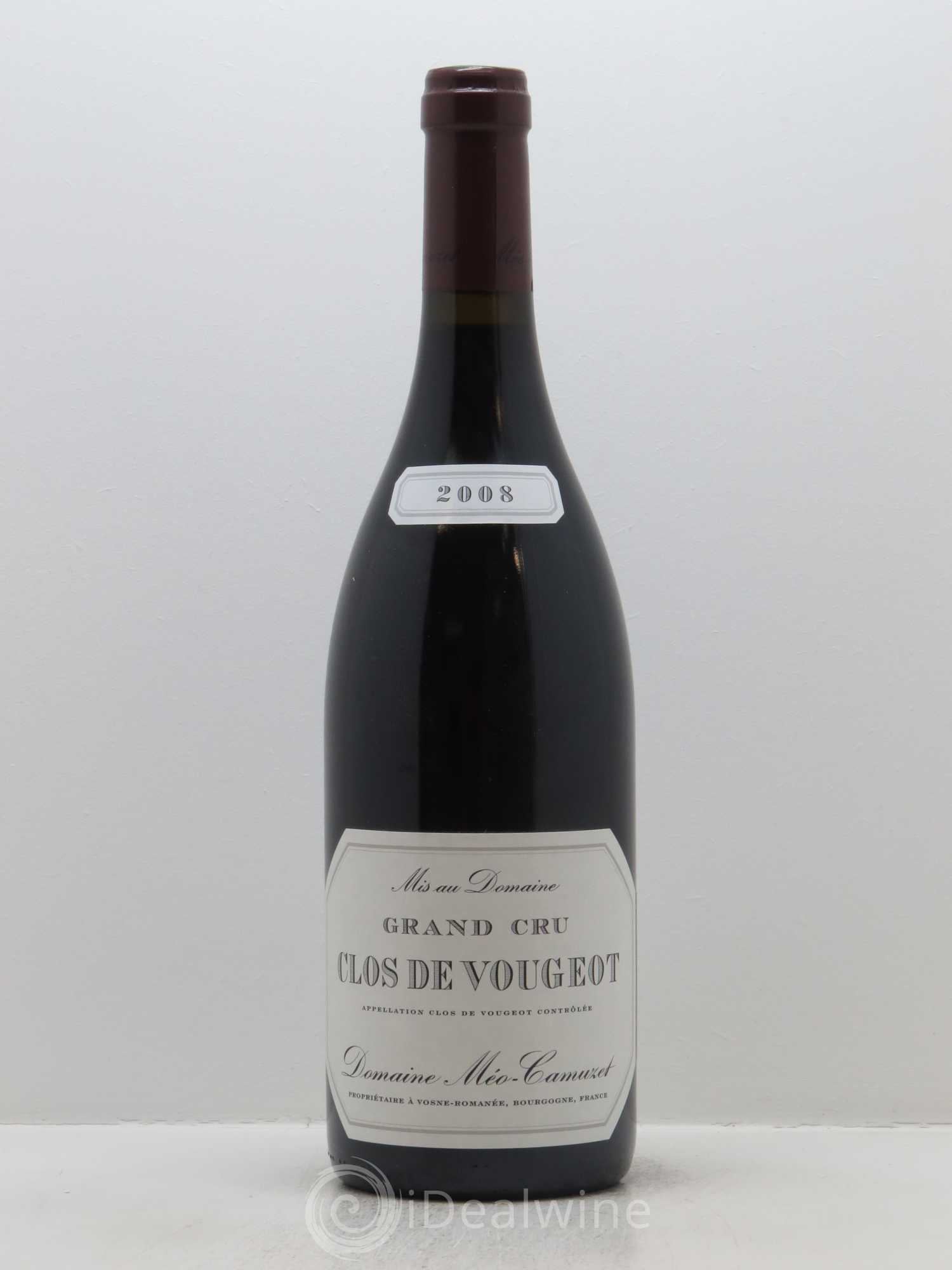 Clos de Vougeot Grand Cru Méo-Camuzet (Domaine) 2008 - Lotto di 1 bottiglia - 0
