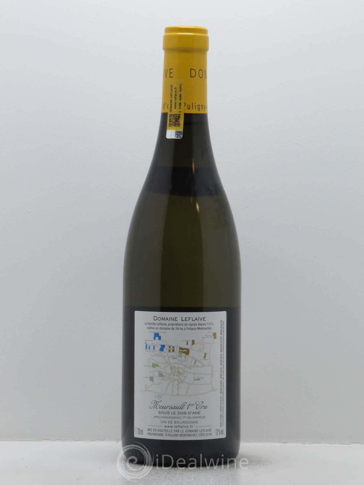 Meursault 1er Cru Sous le Dos d'Ane Leflaive (Domaine) 2015 - Lot de 1 bouteille - 1