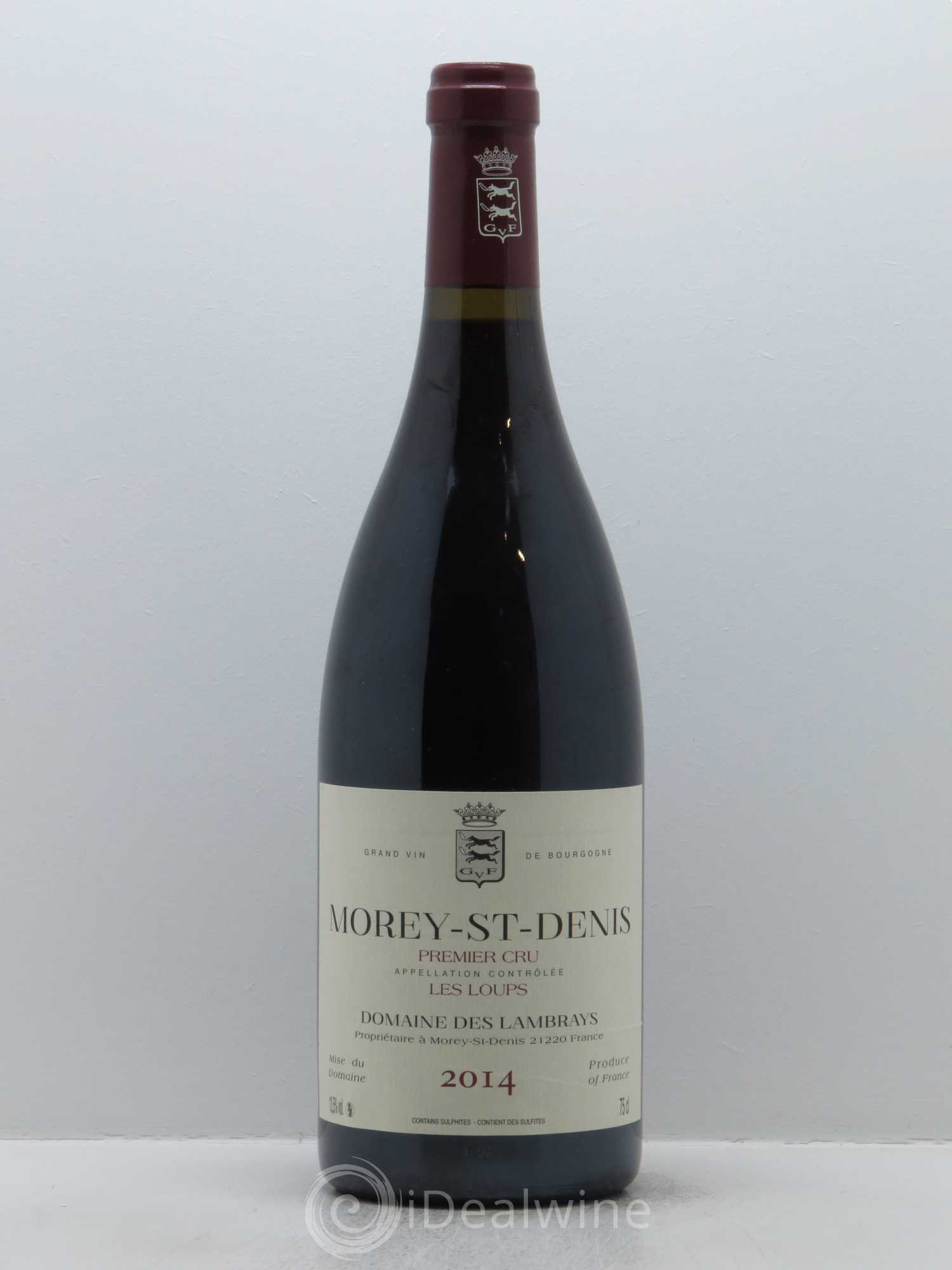 Morey-Saint-Denis 1er Cru Les Loups Domaine des Lambrays 2014 - Lot de 1 bouteille - 0