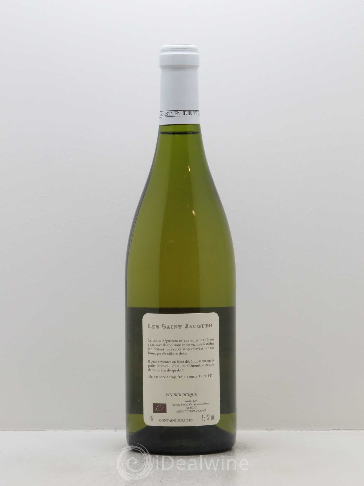 Rully Les Saint-Jacques Domaine de Villaine 2016 - Lot de 1 bouteille - 1