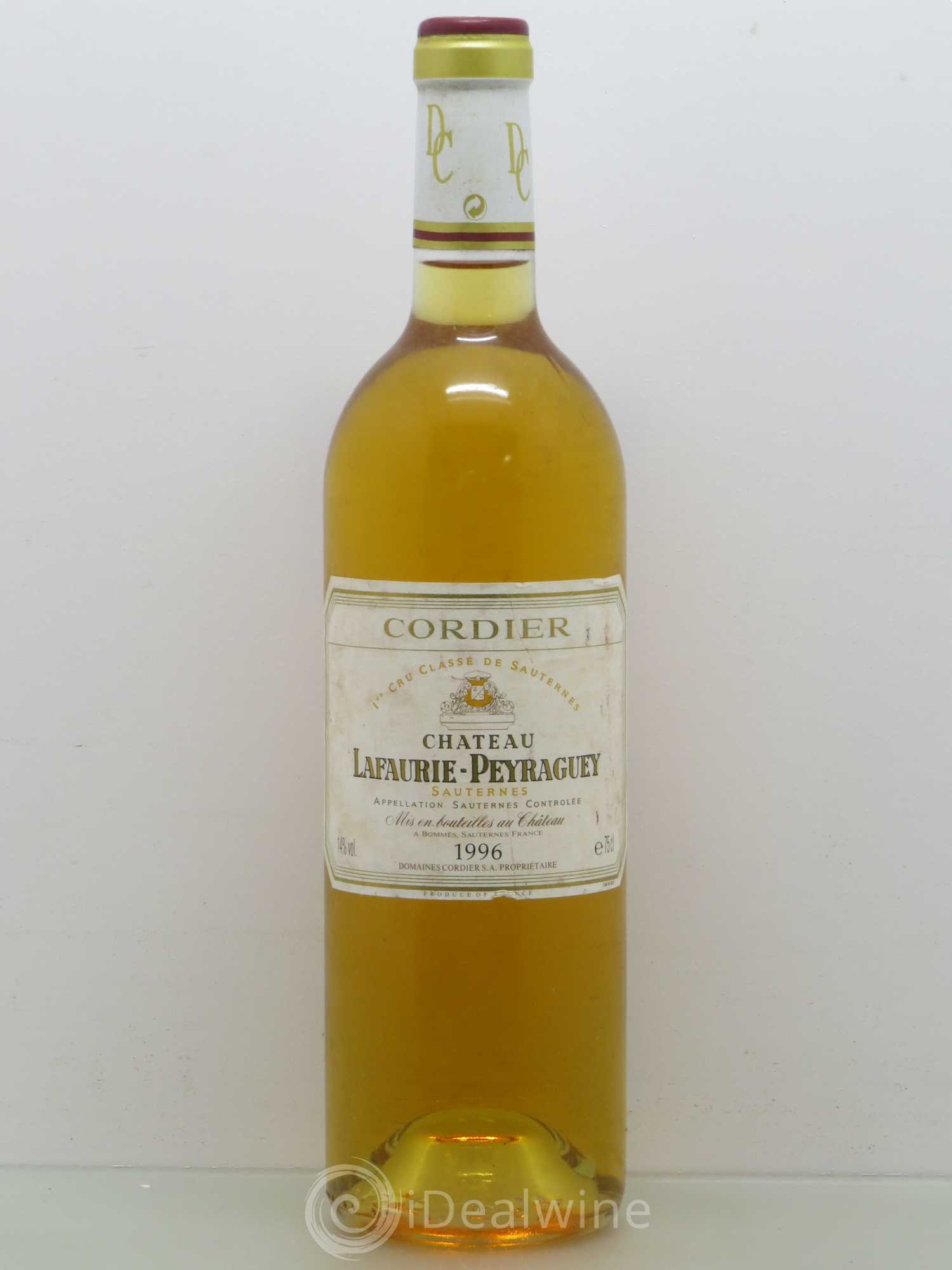 Château Lafaurie-Peyraguey 1er Grand Cru Classé 1996 - Lotto di 1 bottiglia - 0
