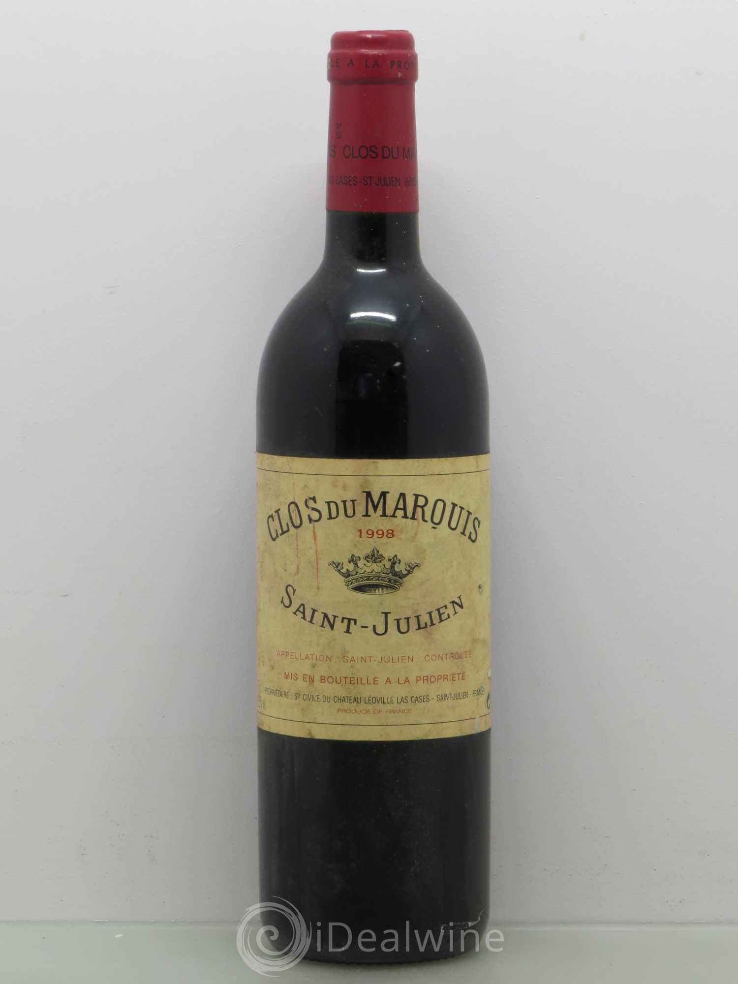 Clos du Marquis 1998 - Lot de 1 bouteille - 0