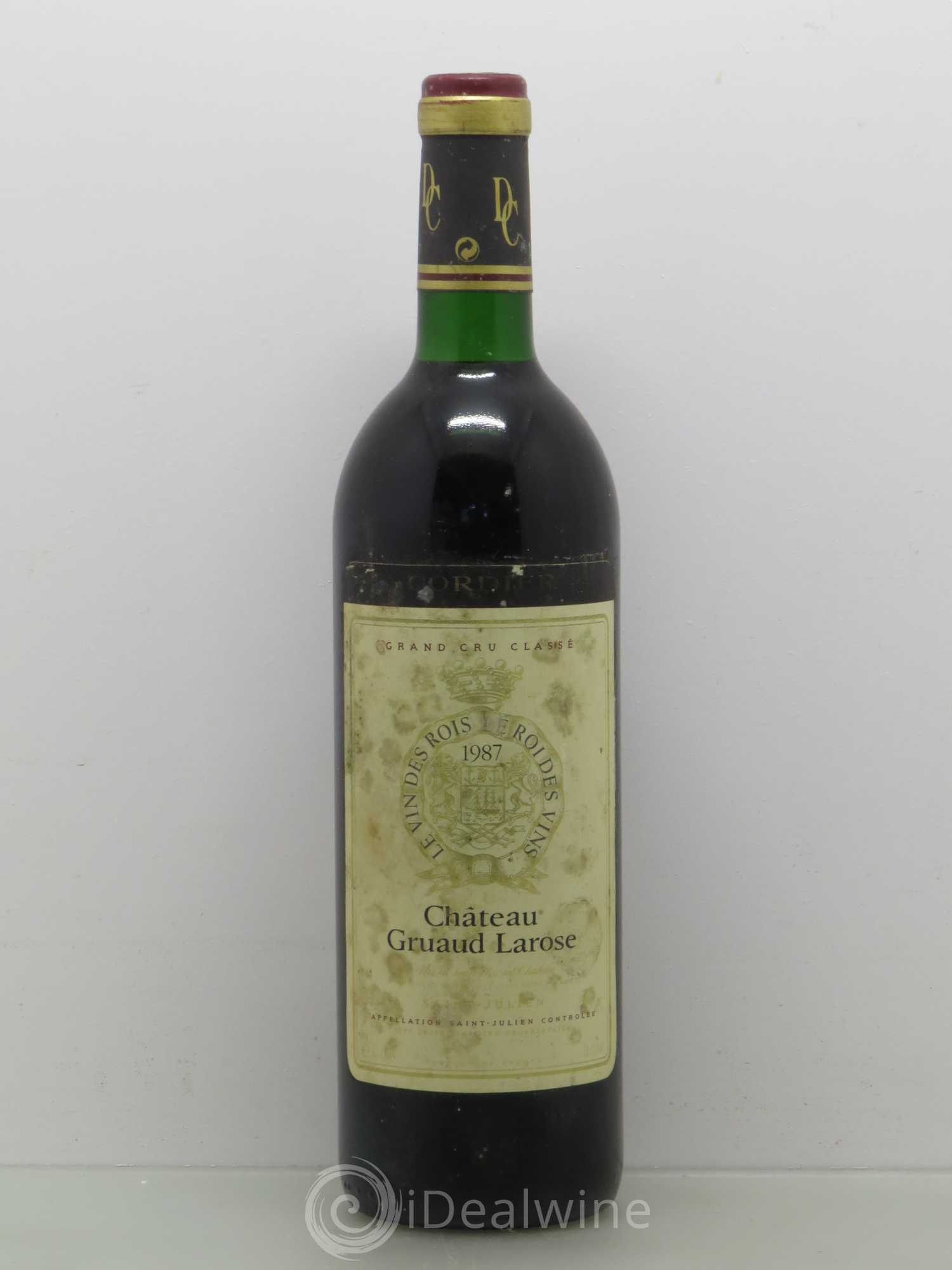 Château Gruaud Larose 2ème Grand Cru Classé 1987 - Lot de 1 bouteille - 0