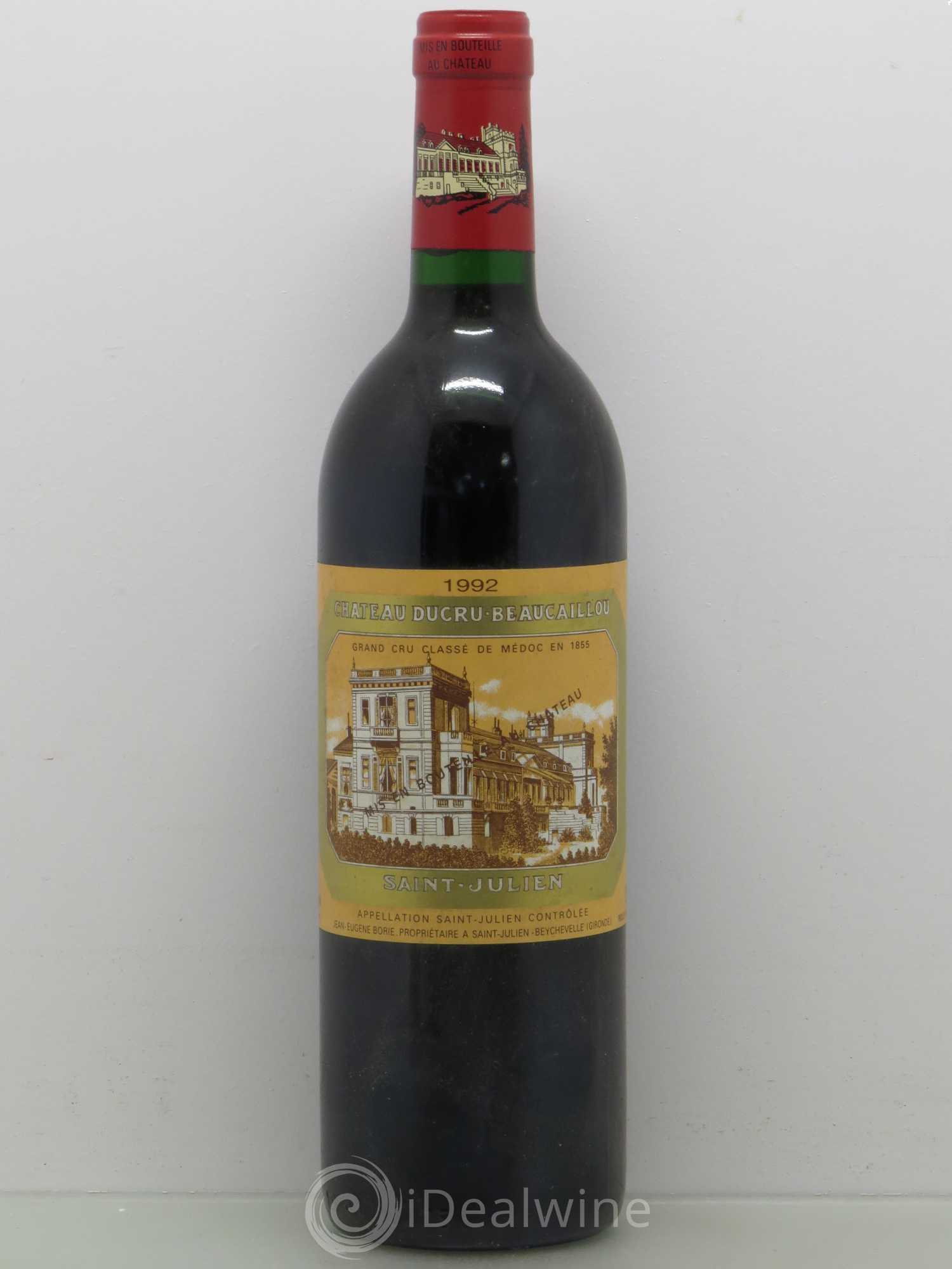 Château Ducru Beaucaillou 2ème Grand Cru Classé 1992 - Lot de 1 bouteille - 0
