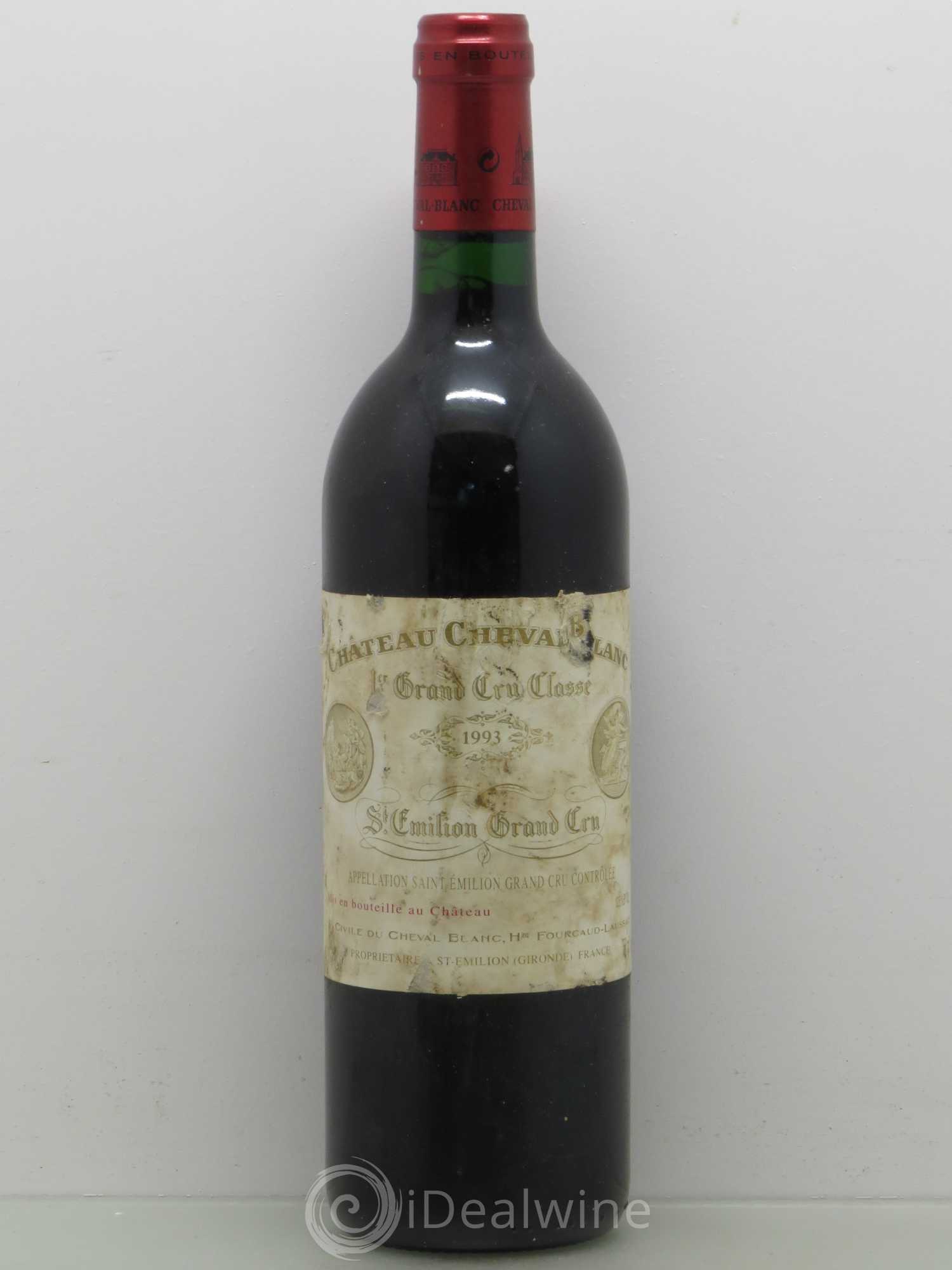 Château Cheval Blanc 1er Grand Cru Classé A 1993 - Lot de 1 bouteille - 0