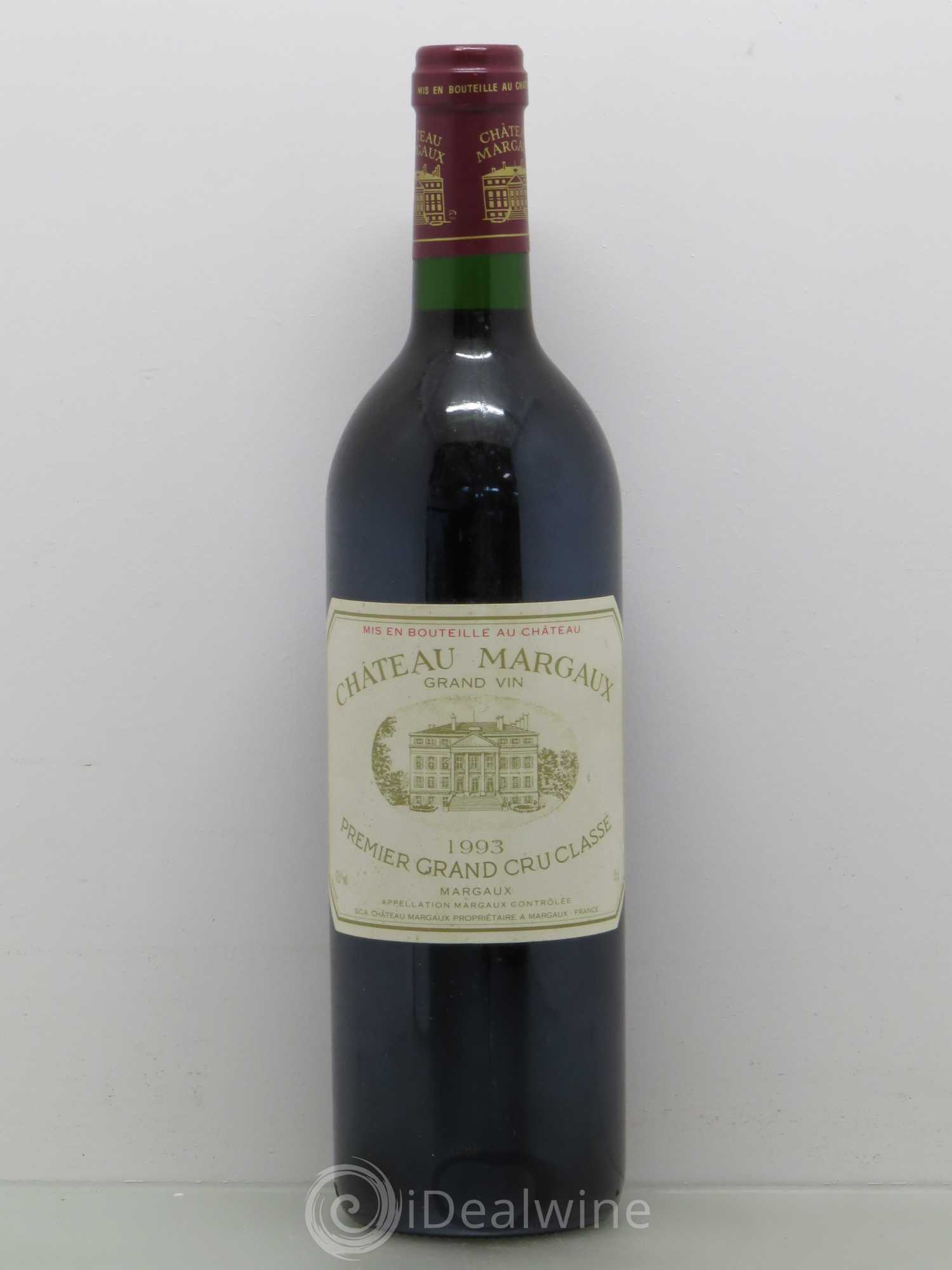 Château Margaux 1er Grand Cru Classé 1993 - Lot de 1 bouteille - 0