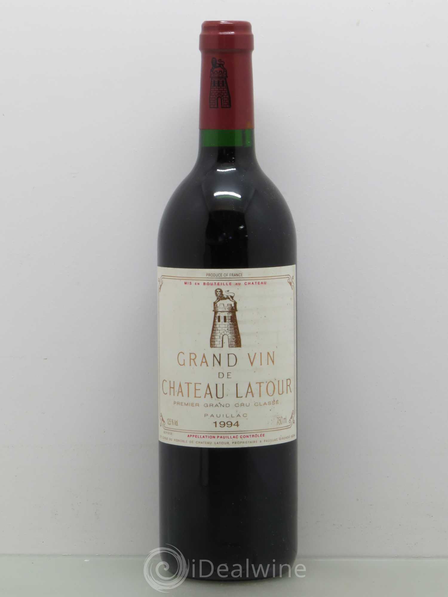 Château Latour 1er Grand Cru Classé 1994 - Lot de 1 bouteille - 0