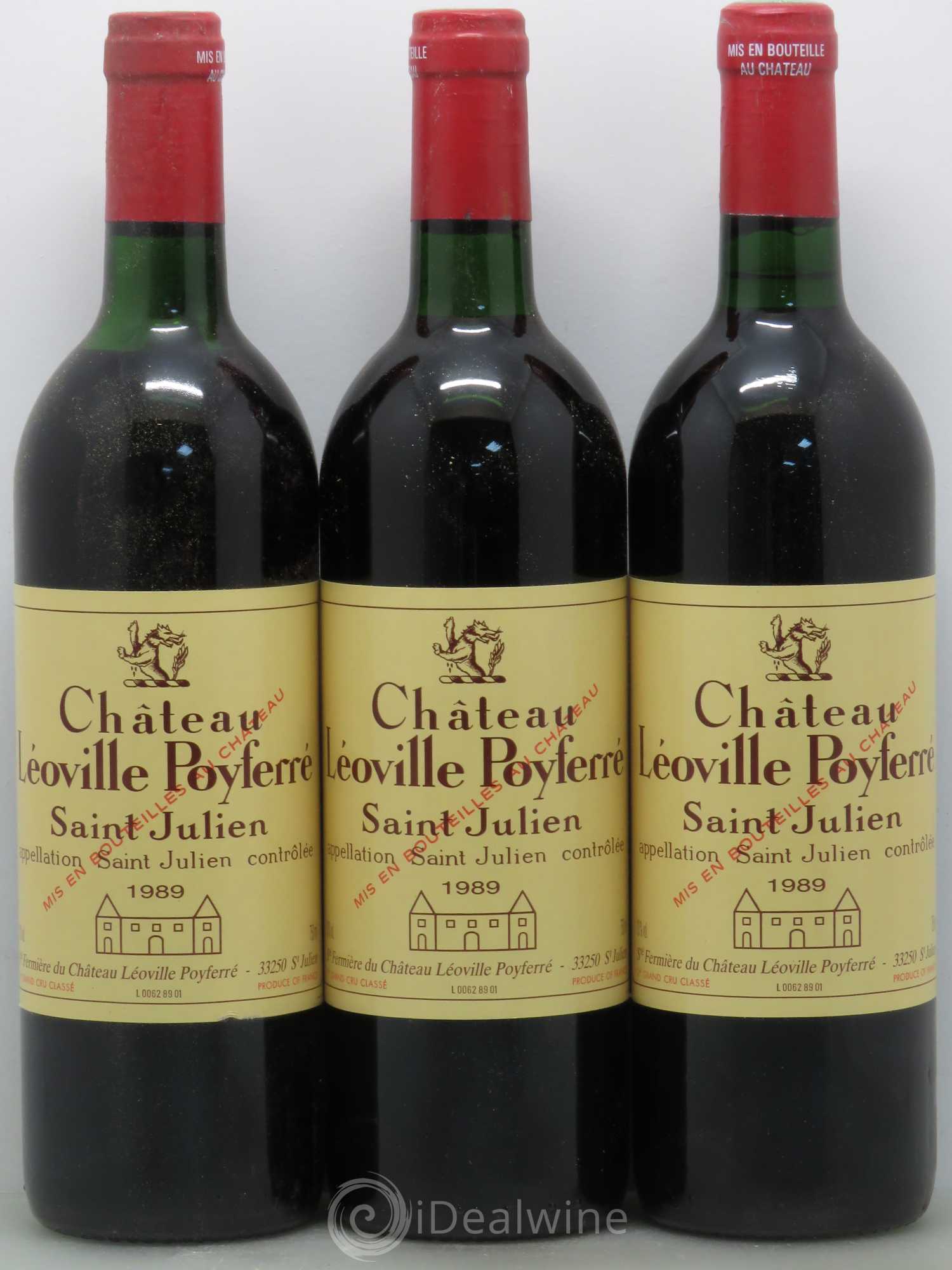 Château Léoville Poyferré 2ème Grand Cru Classé 1989 - Lot de 12 bouteilles - 3