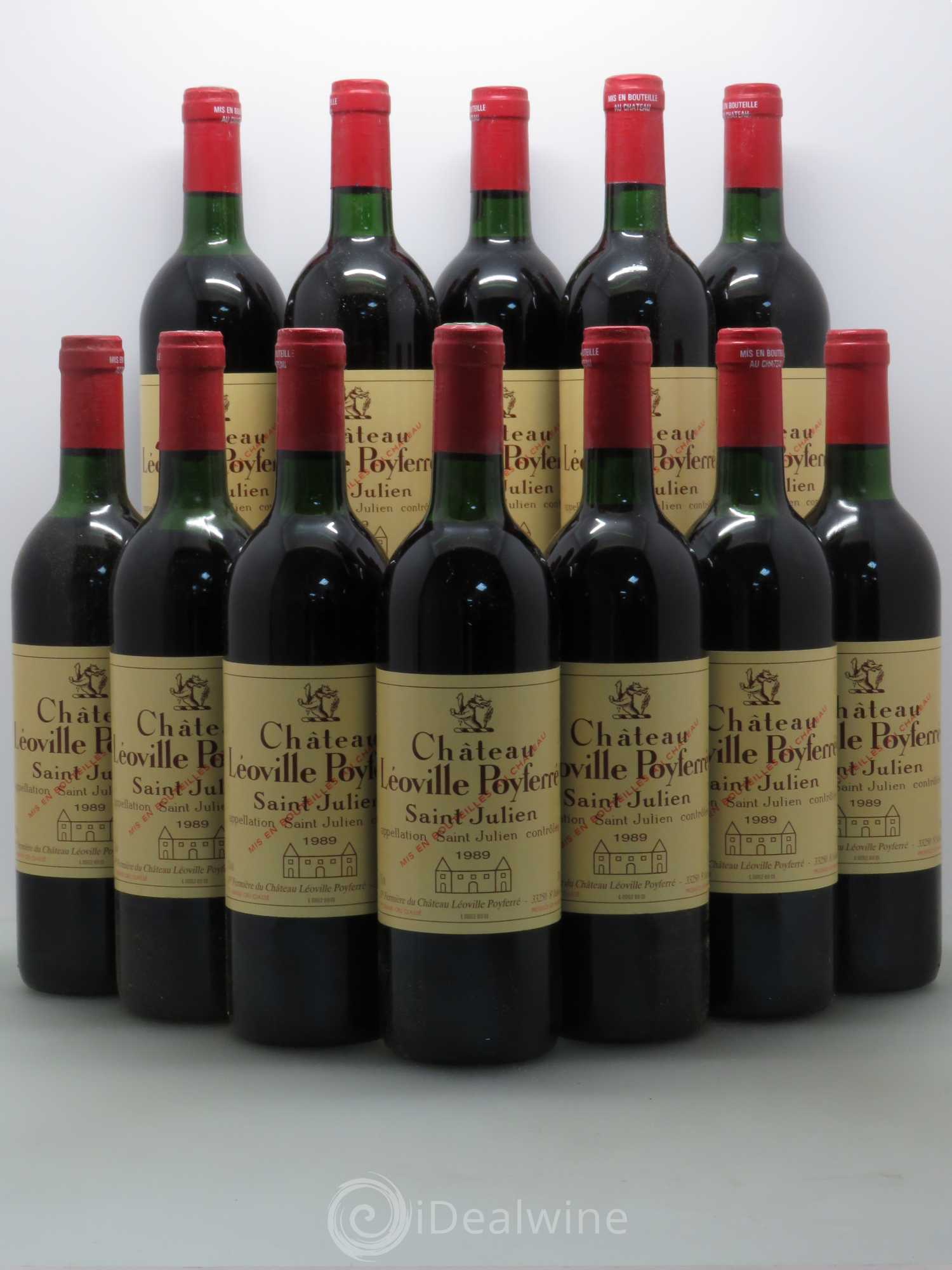 Château Léoville Poyferré 2ème Grand Cru Classé 1989 - Lot de 12 bouteilles - 0
