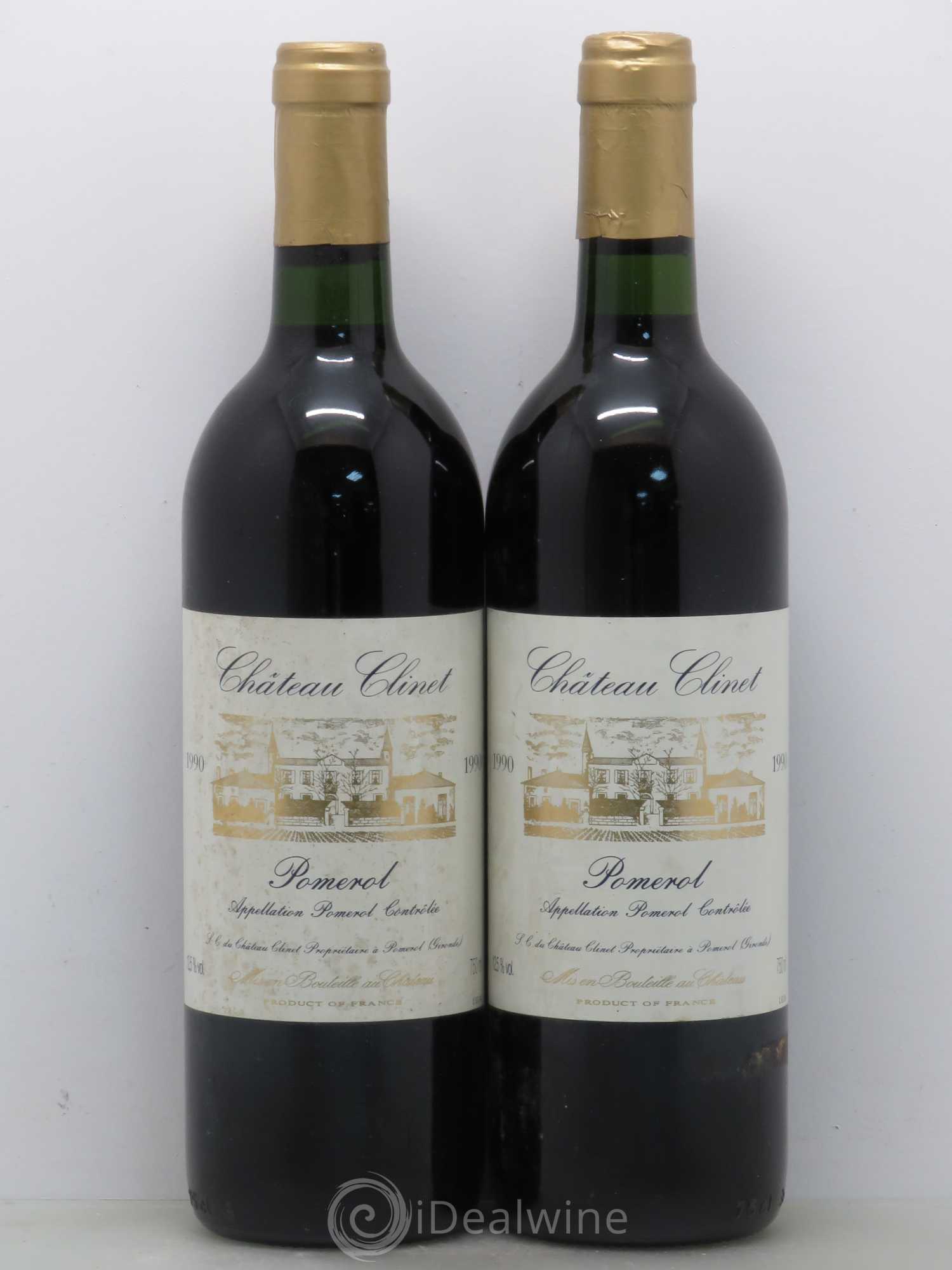 Château Clinet 1990 - Posten von 2 Flaschen - 0