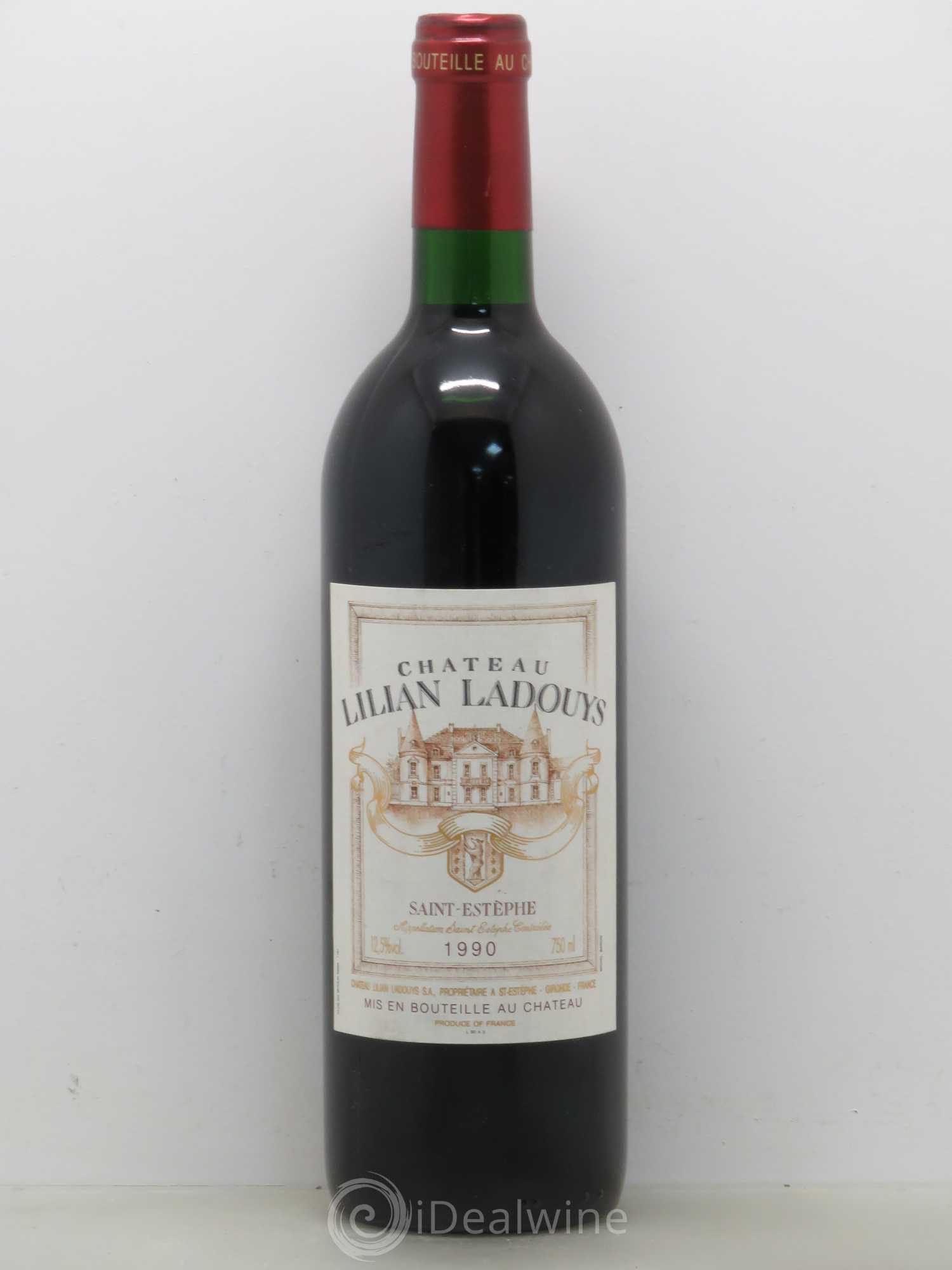 Château Lilian Ladouys Cru Bourgeois 1990 - Lot de 1 bouteille - 0