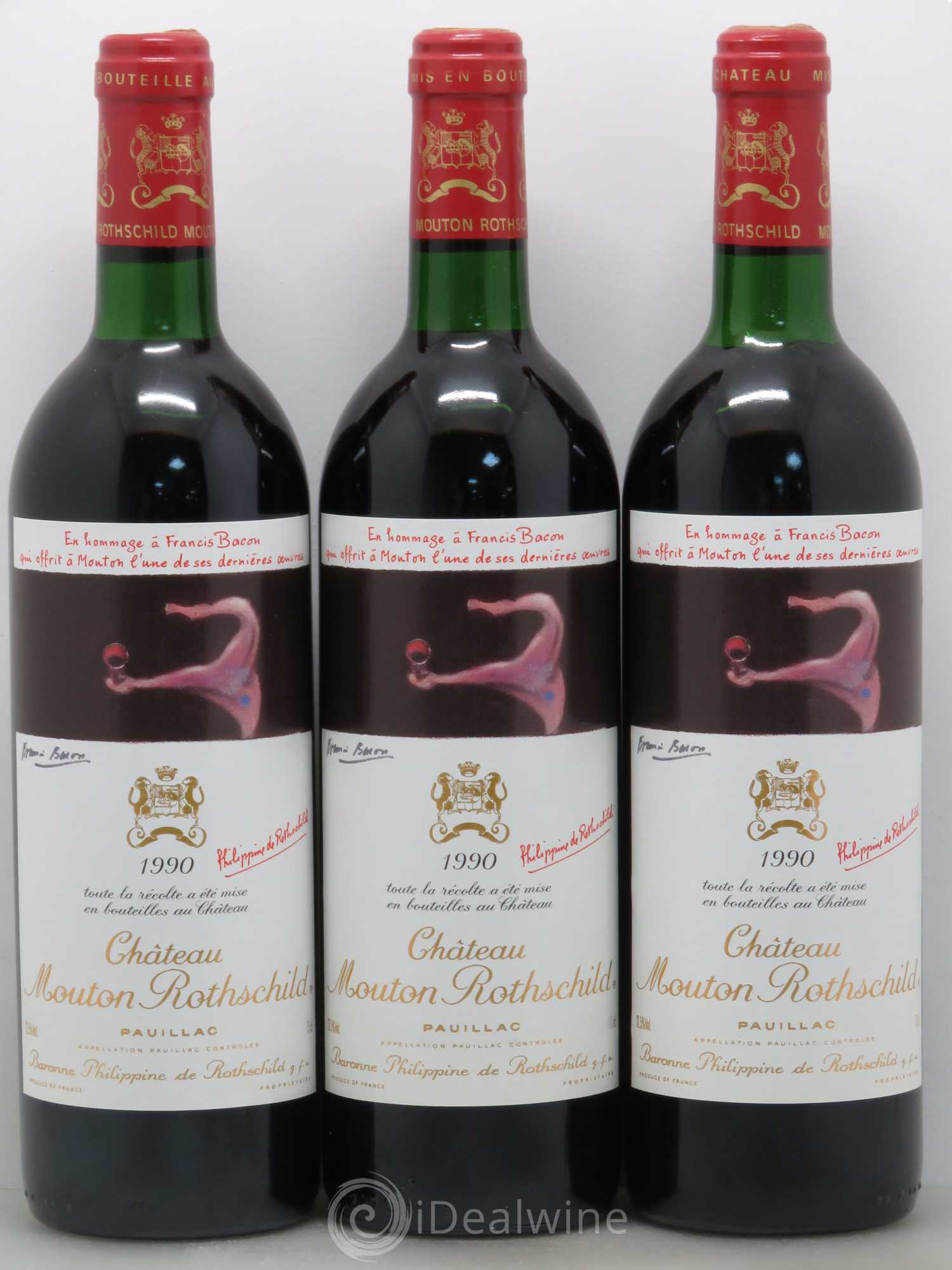 Château Mouton Rothschild 1er Grand Cru Classé 1990 - Lot de 12 bouteilles - 5