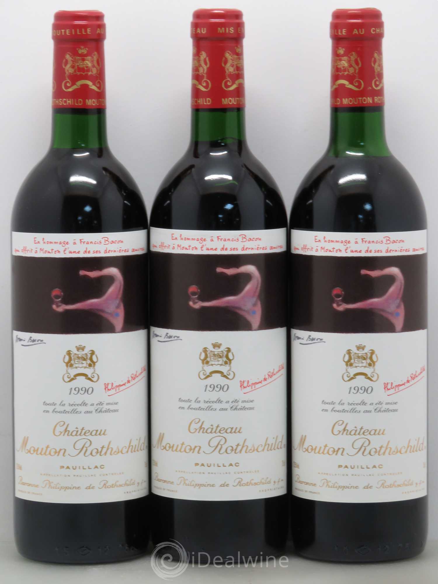 Château Mouton Rothschild 1er Grand Cru Classé 1990 - Lot de 12 bouteilles - 7