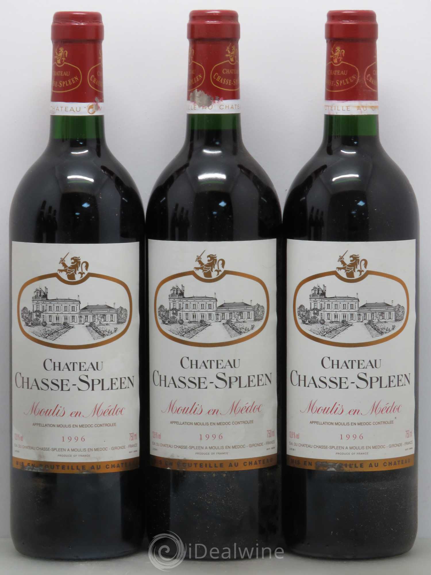Château Chasse Spleen 1996 - Lot de 6 bouteilles - 1