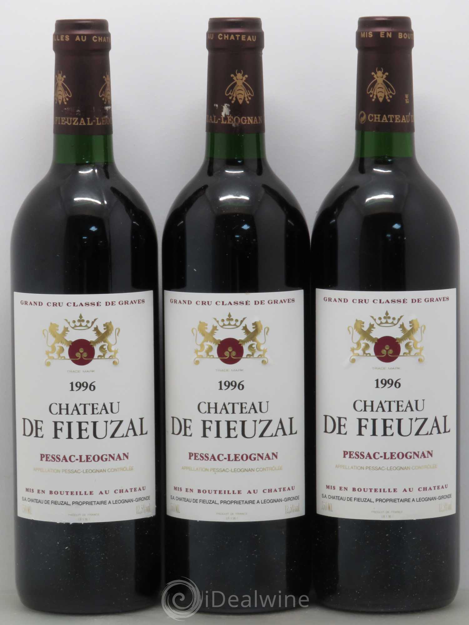 Château de Fieuzal Cru Classé de Graves 1996 - Lot de 12 bouteilles - 3