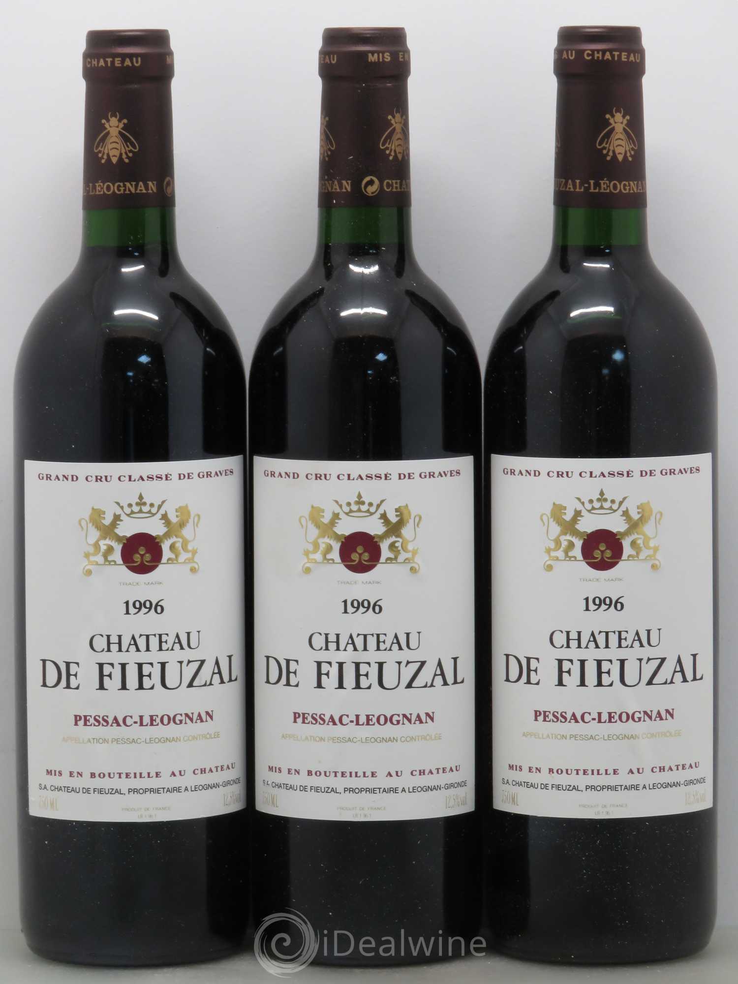 Château de Fieuzal Cru Classé de Graves 1996 - Lot de 12 bouteilles - 4