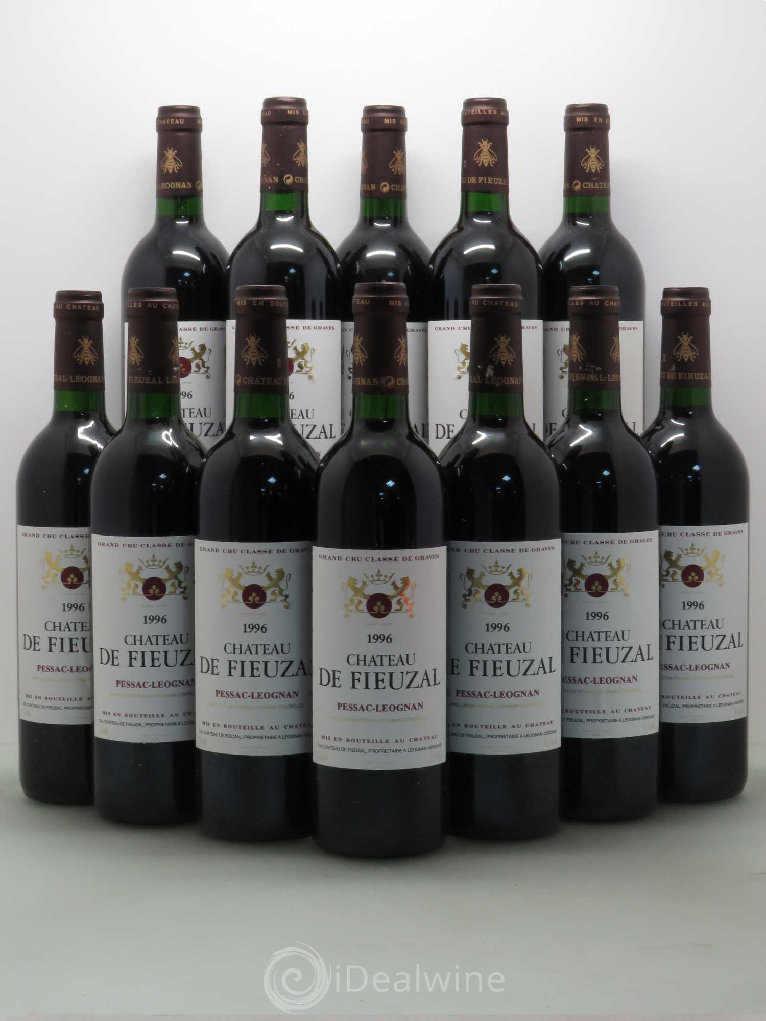 Château de Fieuzal Cru Classé de Graves 1996 - Lot de 12 bouteilles - 0