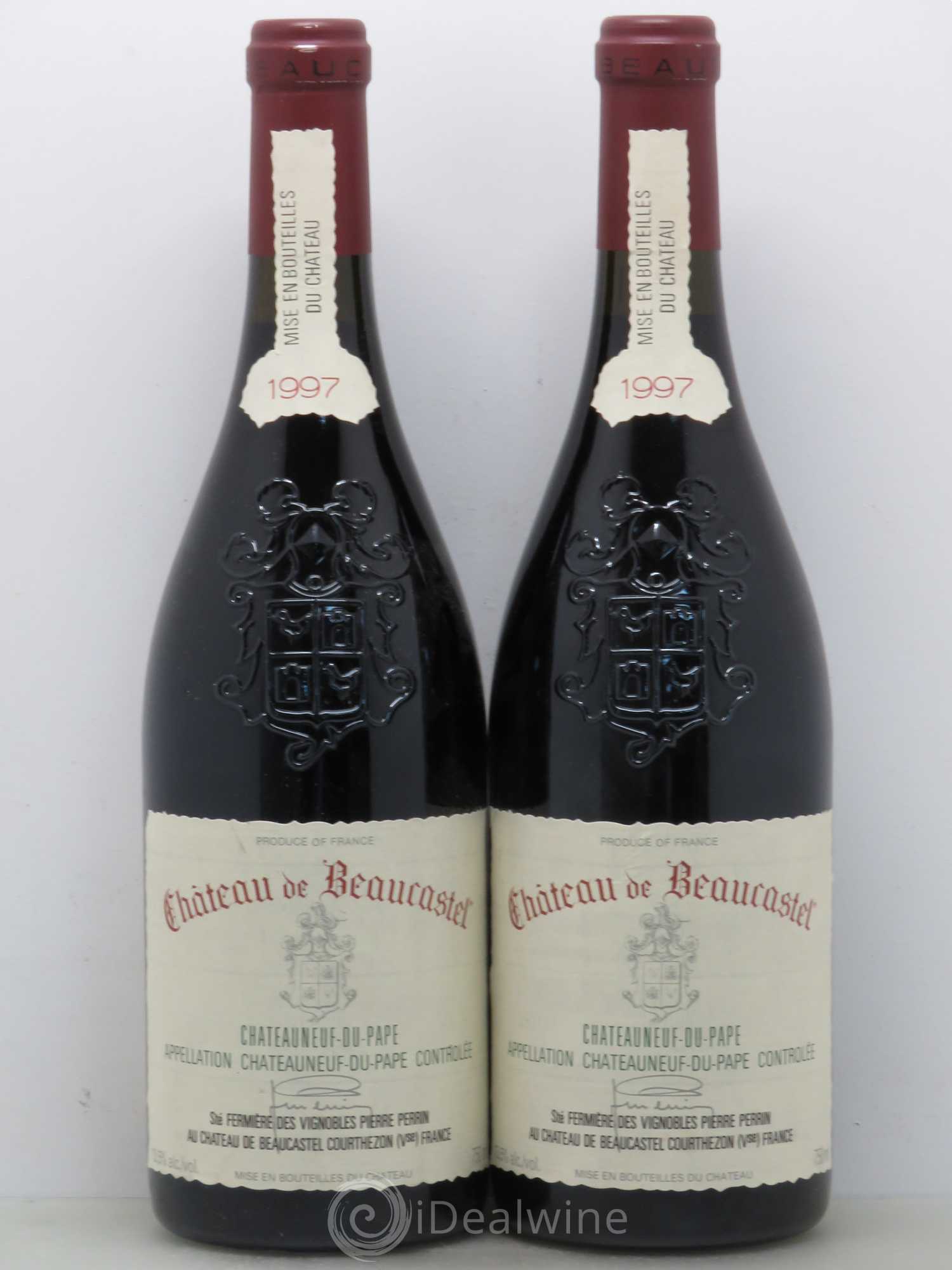 Châteauneuf-du-Pape Château de Beaucastel Famille Perrin 1997 - Lot de 2 bouteilles - 0