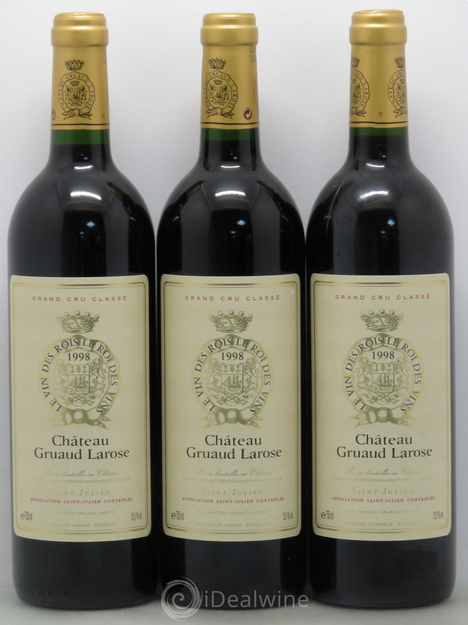 Château Gruaud Larose 2ème Grand Cru Classé 1998 - Lot de 12 bouteilles - 4