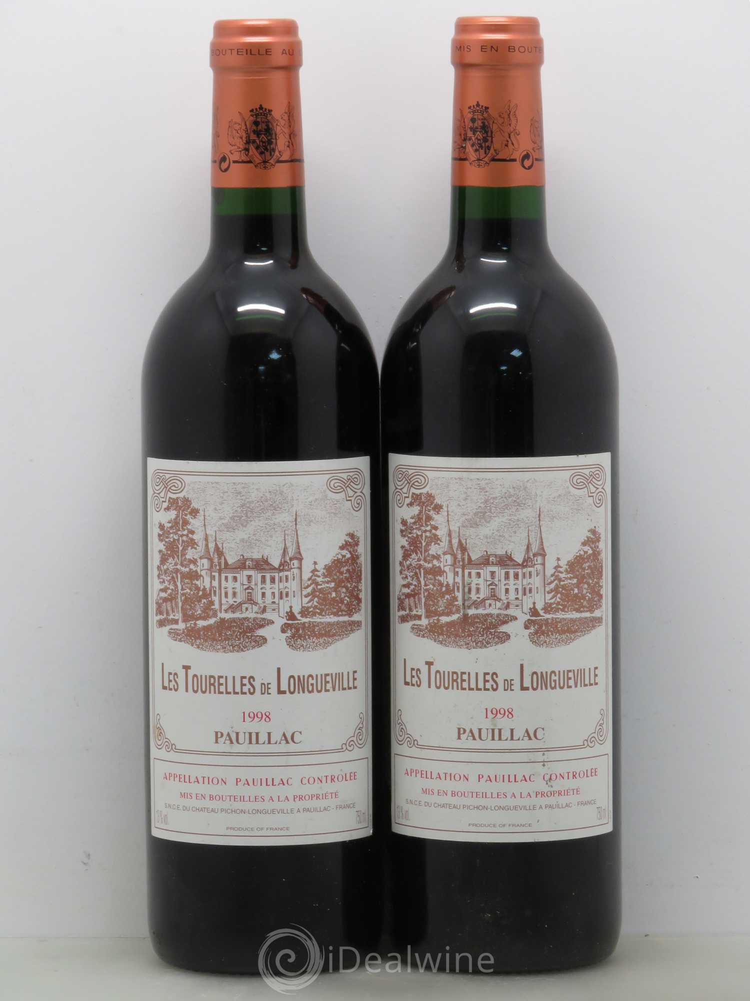 Les Tourelles de Longueville Second Vin 1998 - Lot de 5 bouteilles - 2
