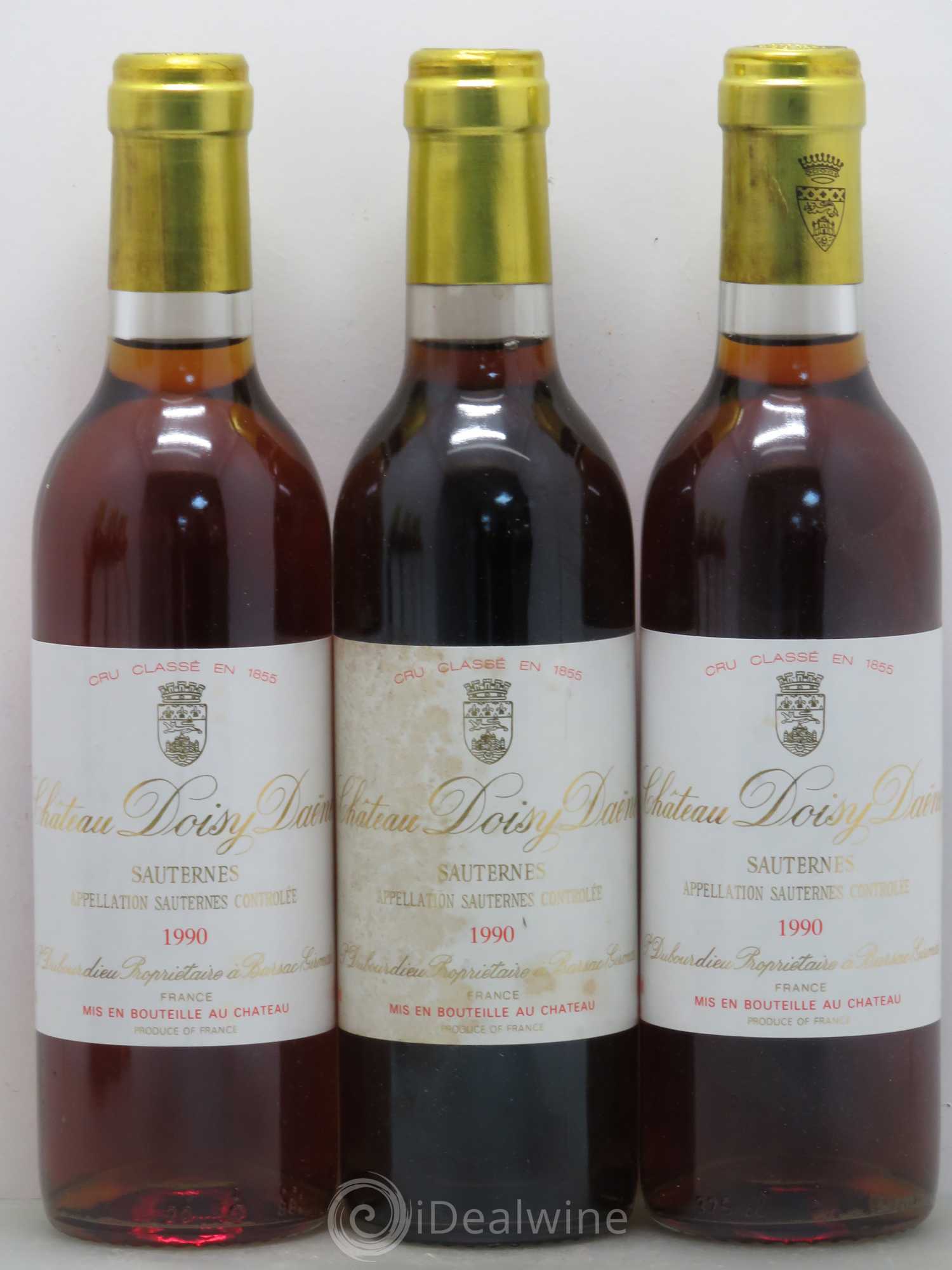 Château Doisy Daëne 2ème Grand Cru Classé 1990 - Posten von 6 Demi-Flaschen - 1
