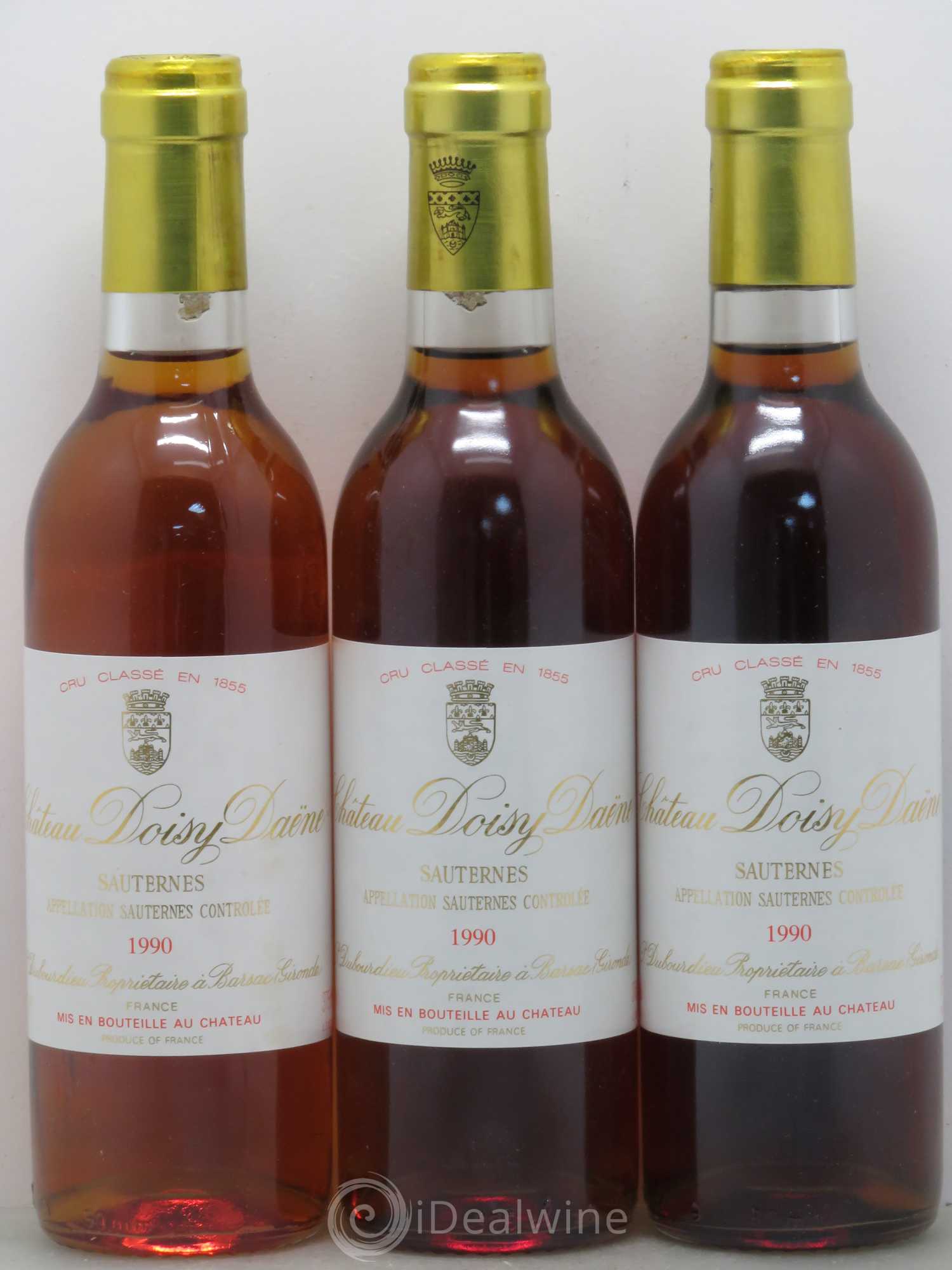 Château Doisy Daëne 2ème Grand Cru Classé 1990 - Posten von 6 Demi-Flaschen - 2