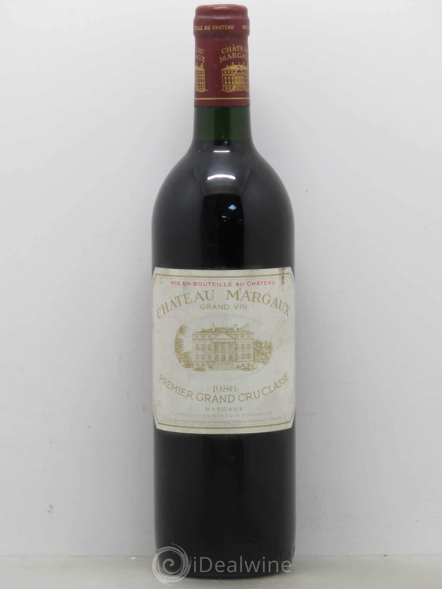 Château Margaux 1er Grand Cru Classé 1986 - Lot de 1 bouteille - 0
