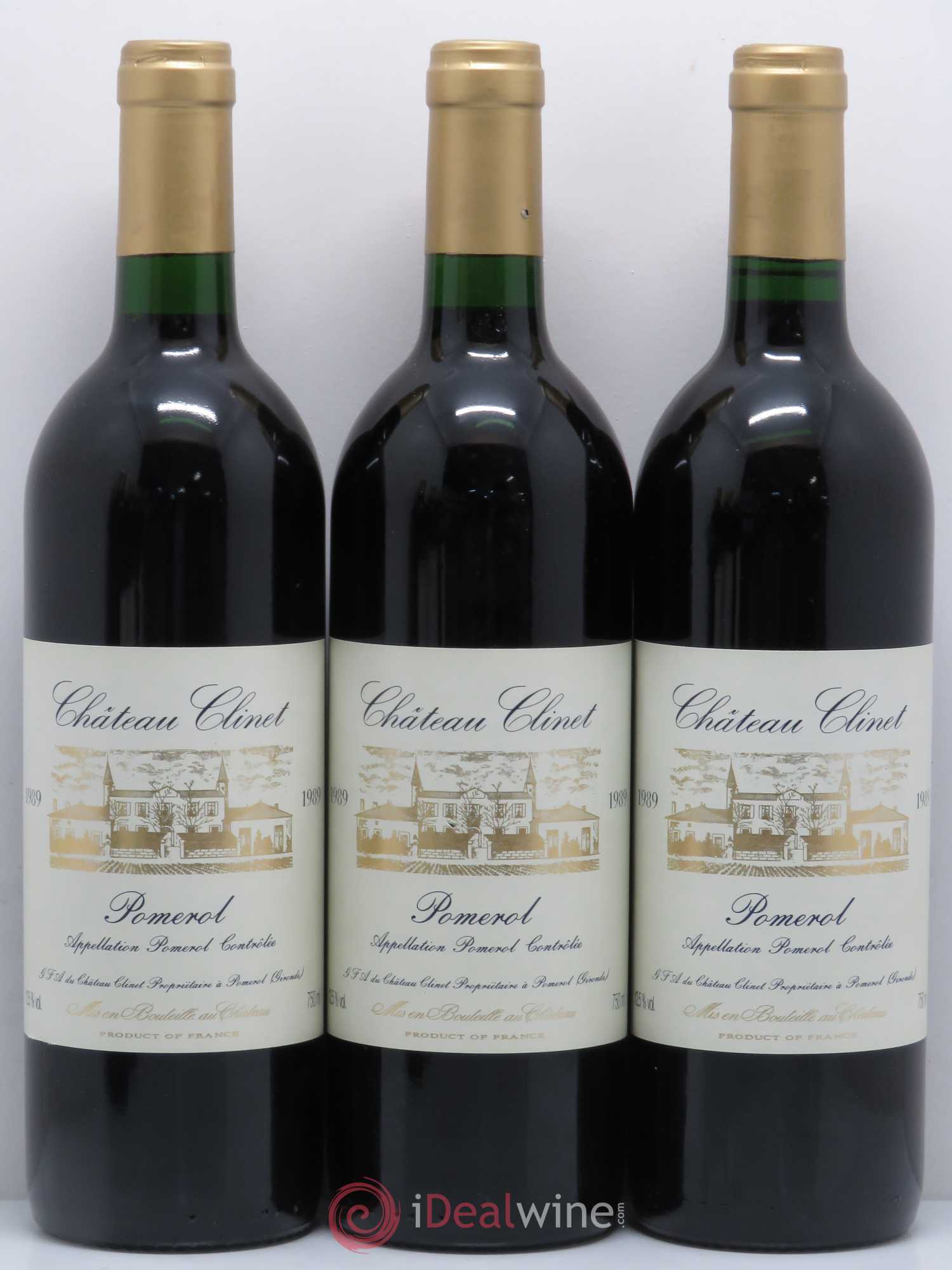 Château Clinet 1989 - Lot de 6 bouteilles - 1