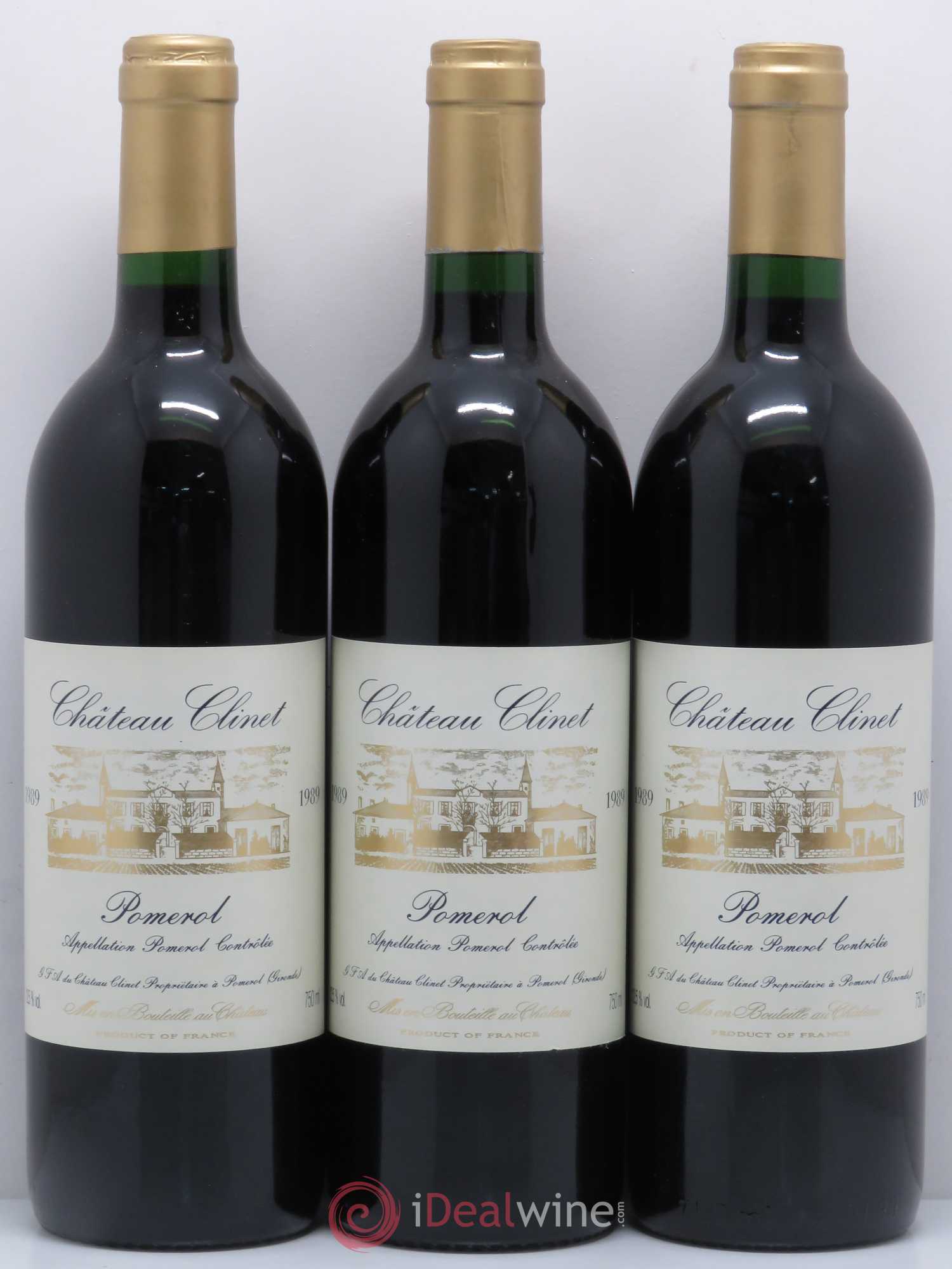 Château Clinet 1989 - Lot de 6 bouteilles - 2