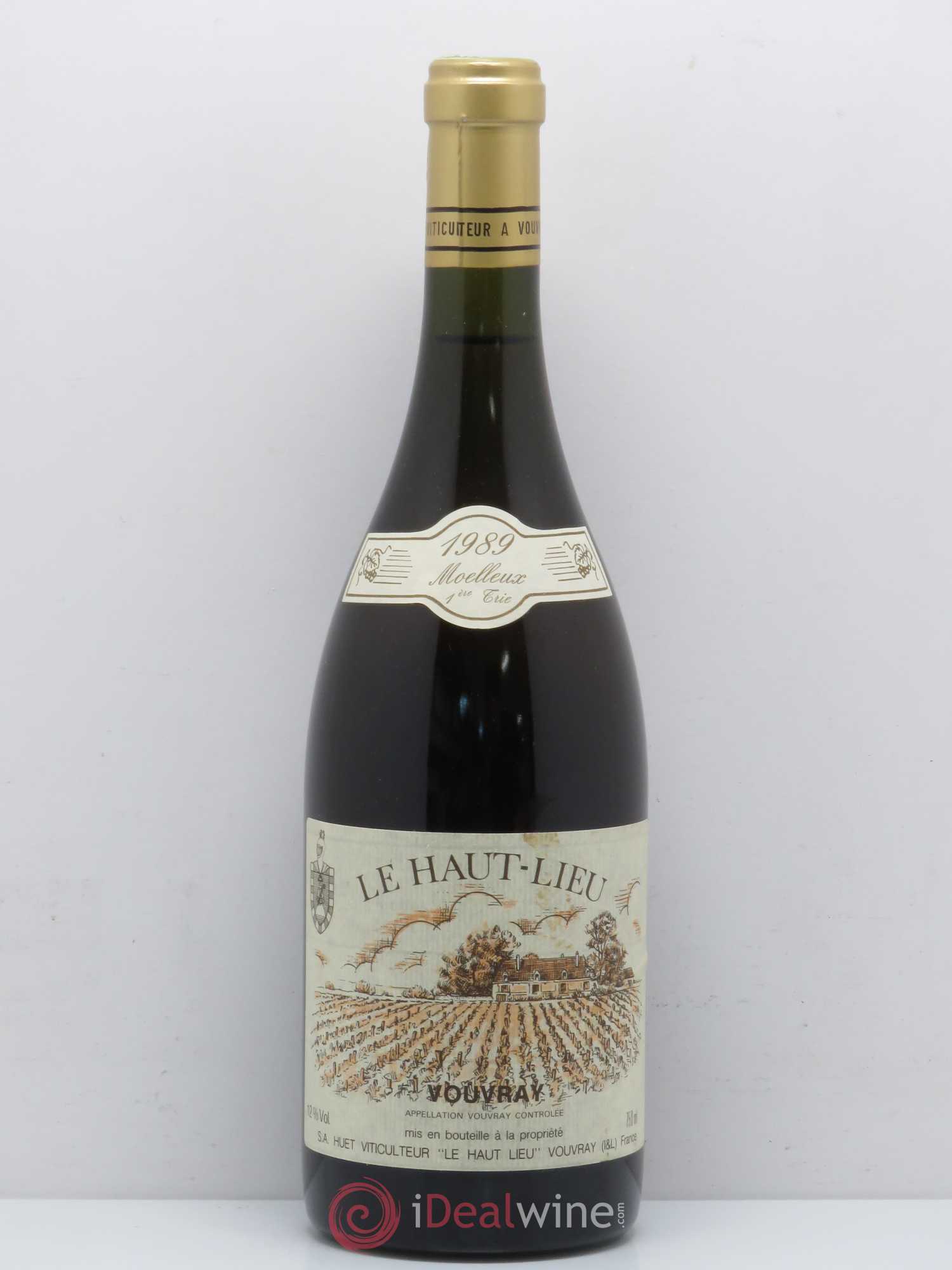 Vouvray Le Haut-Lieu Moelleux 1ère Trie Domaine Huet 1989 - Lotto di 1 bottiglia - 0