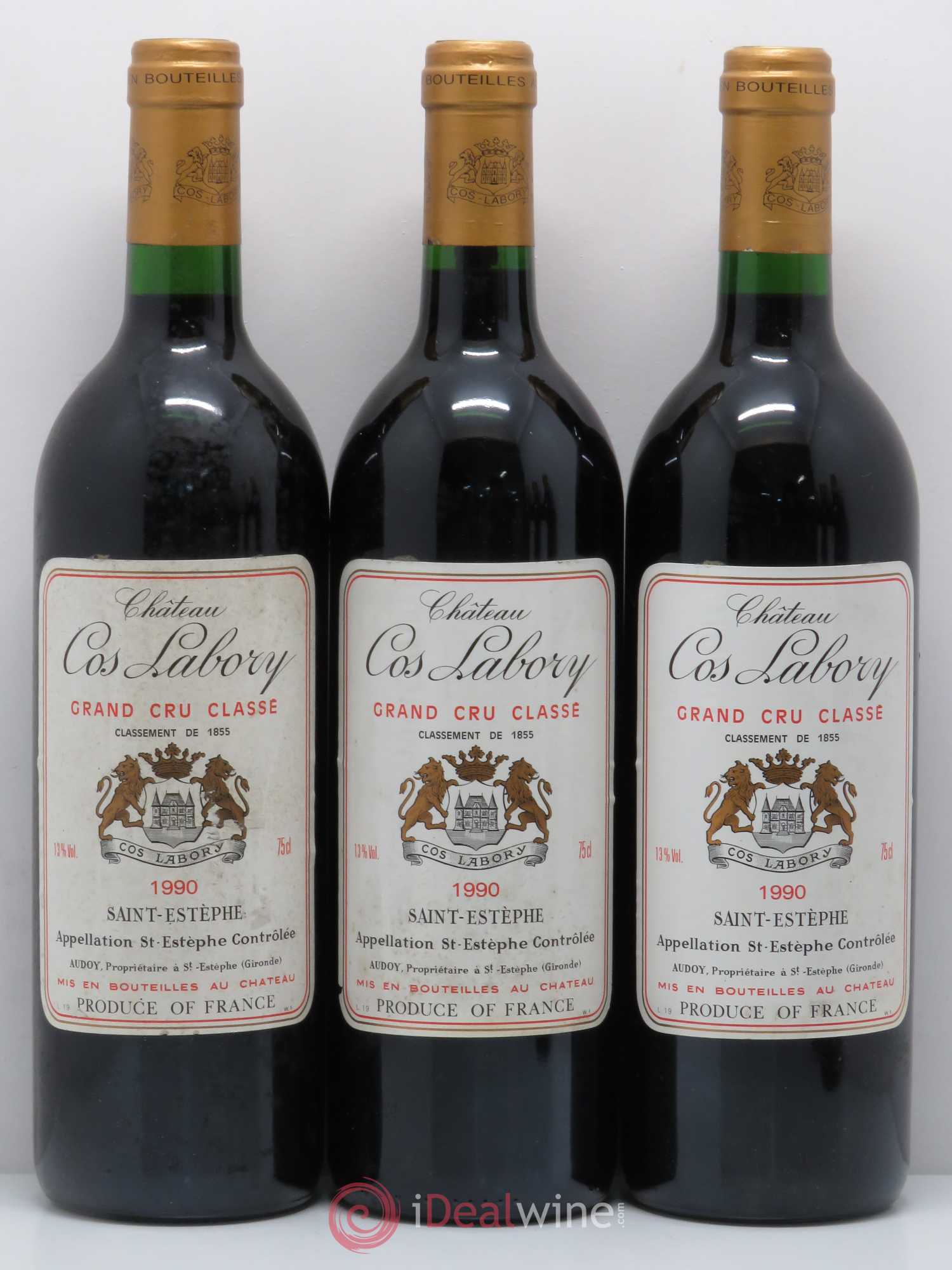 Château Cos Labory 5ème Grand Cru Classé 1990 - Lot de 6 bouteilles - 2