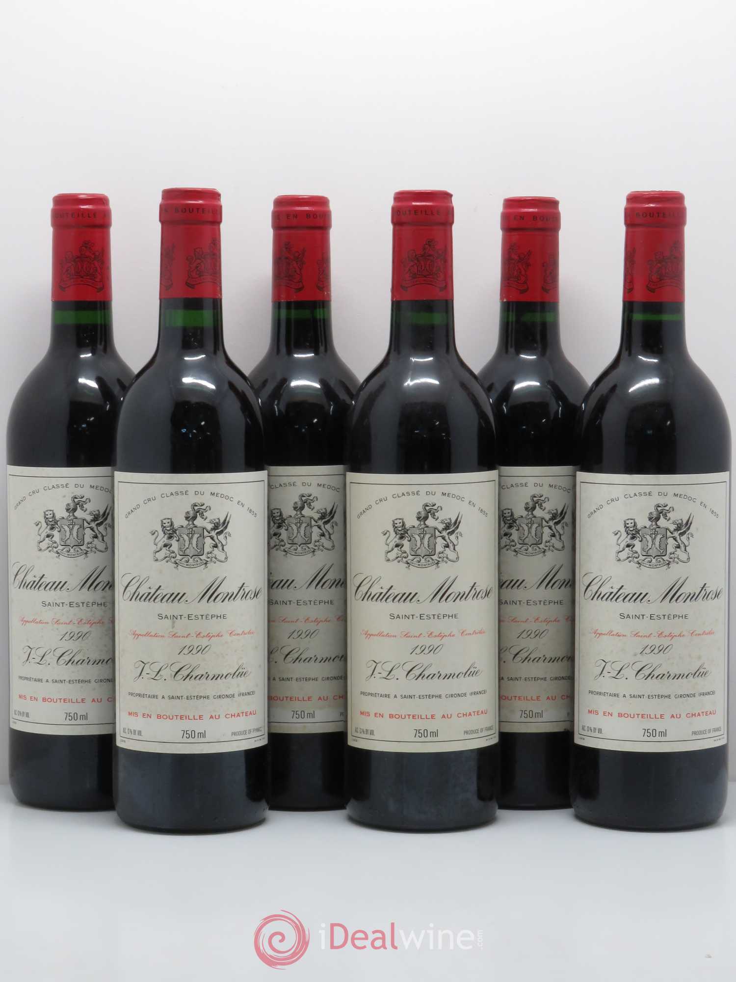 Château Montrose 2ème Grand Cru Classé 1990 - Lot de 6 bouteilles - 0