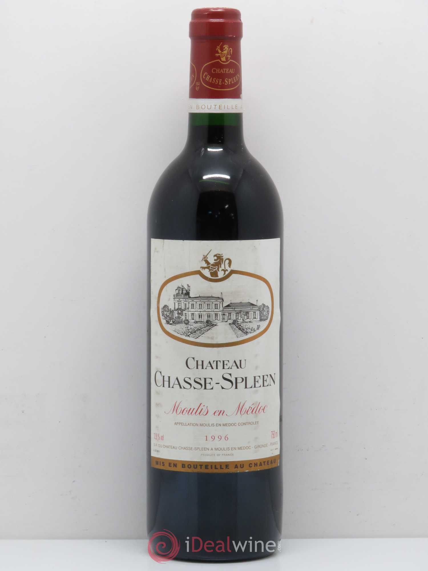Château Chasse Spleen 1996 - Lot de 1 bouteille - 0