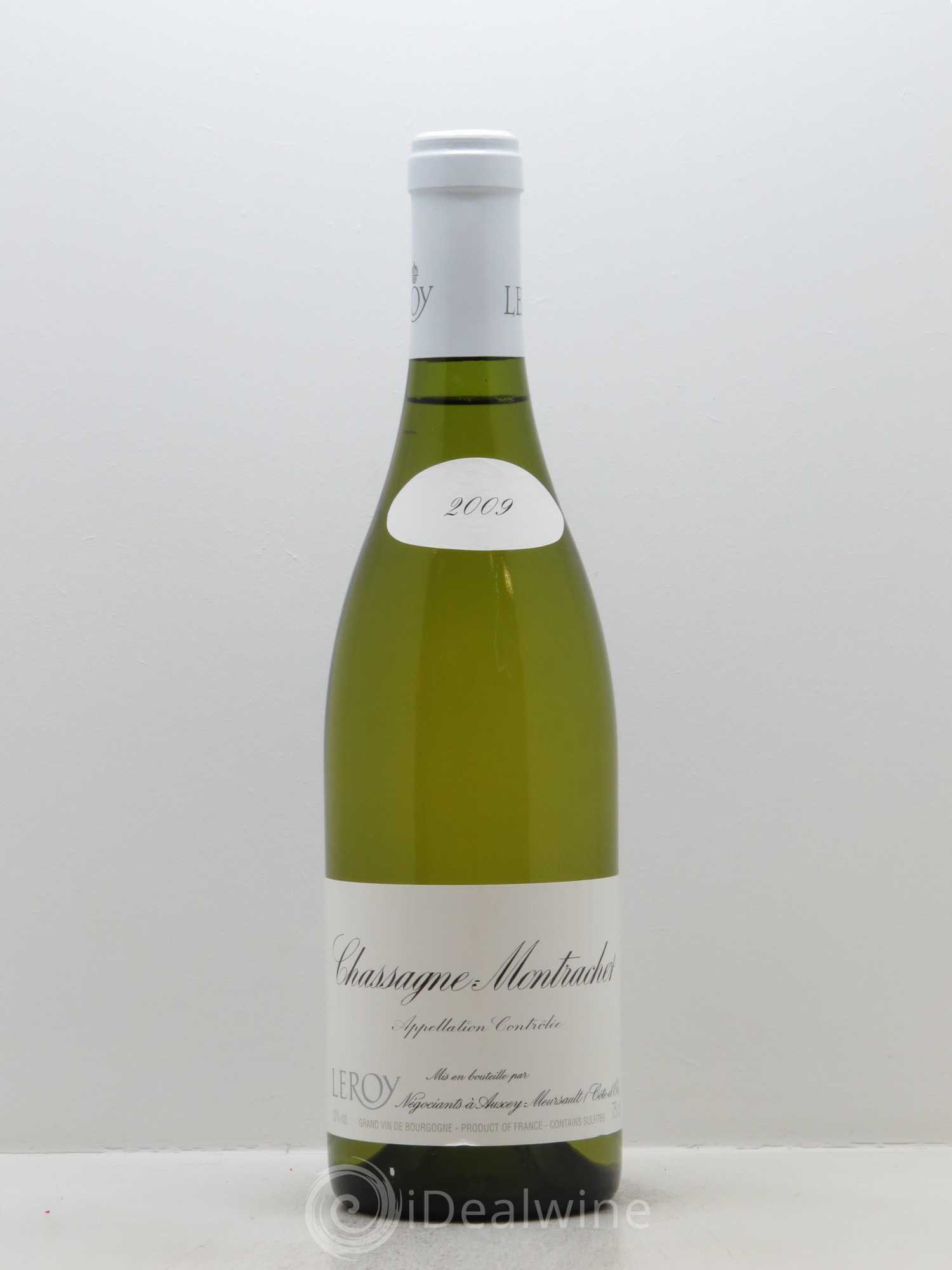 Chassagne-Montrachet Leroy SA 2009 - Lot de 1 bouteille - 0